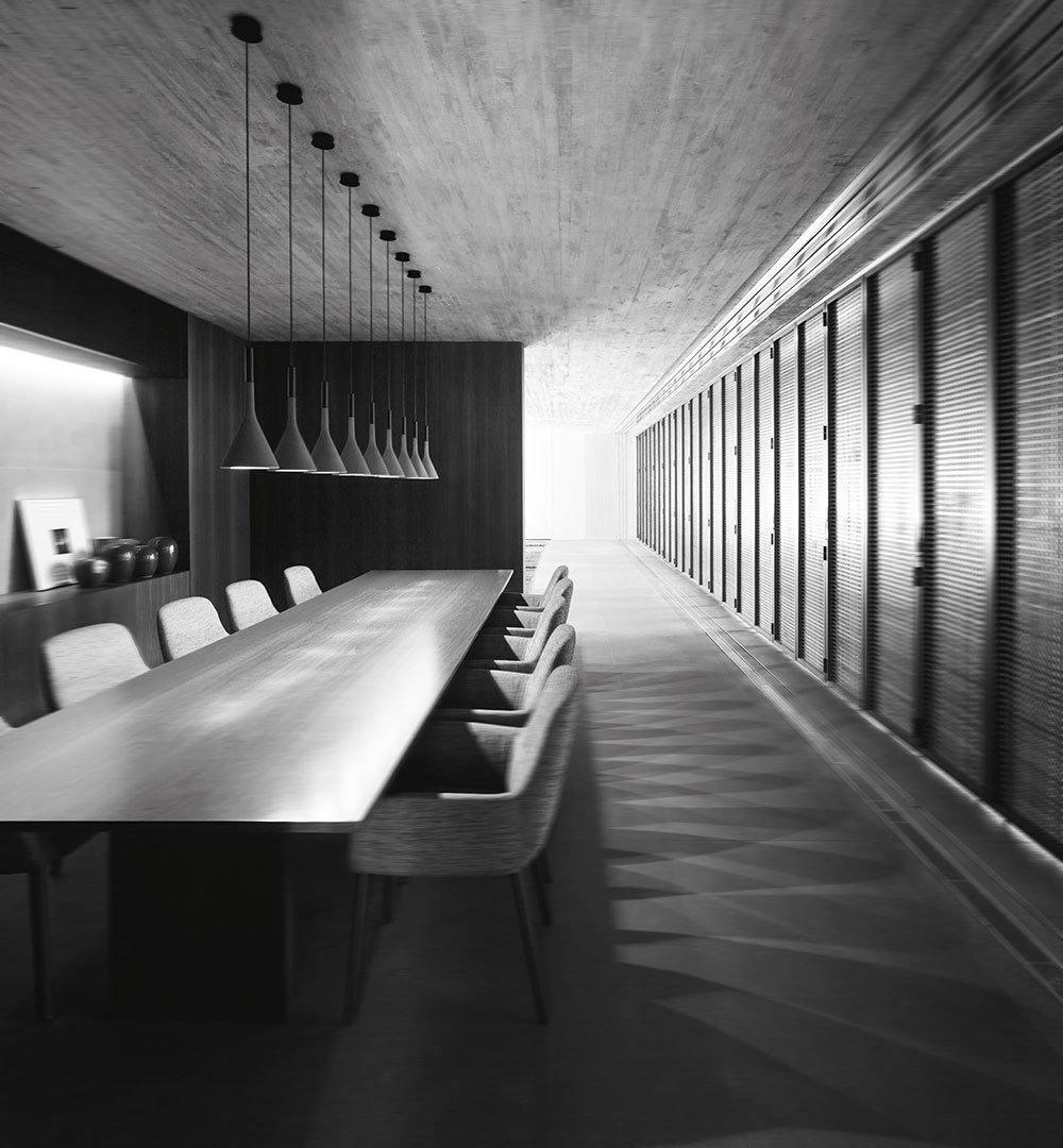 Nixor Pendant Lamp Concrete Conical Industrial-Neutral Decor