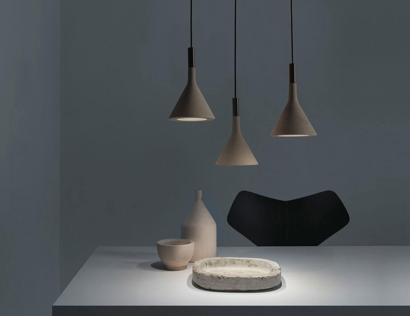 Nixor Pendant Lamp Concrete Conical Industrial-Neutral Decor
