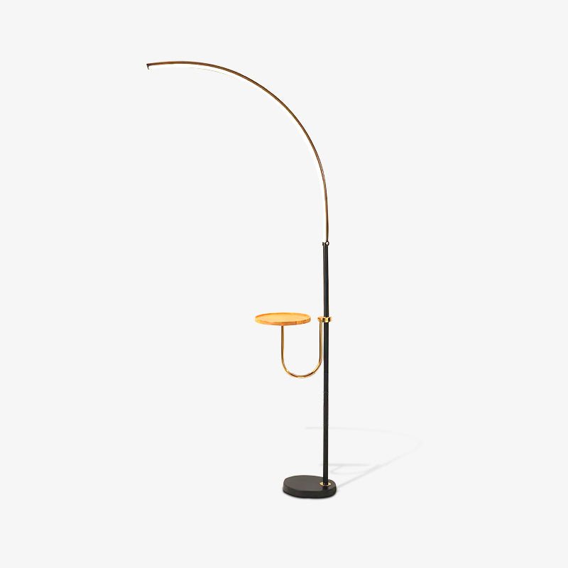 Tild Wood Silicone Floor Lamp-Neutral Decor