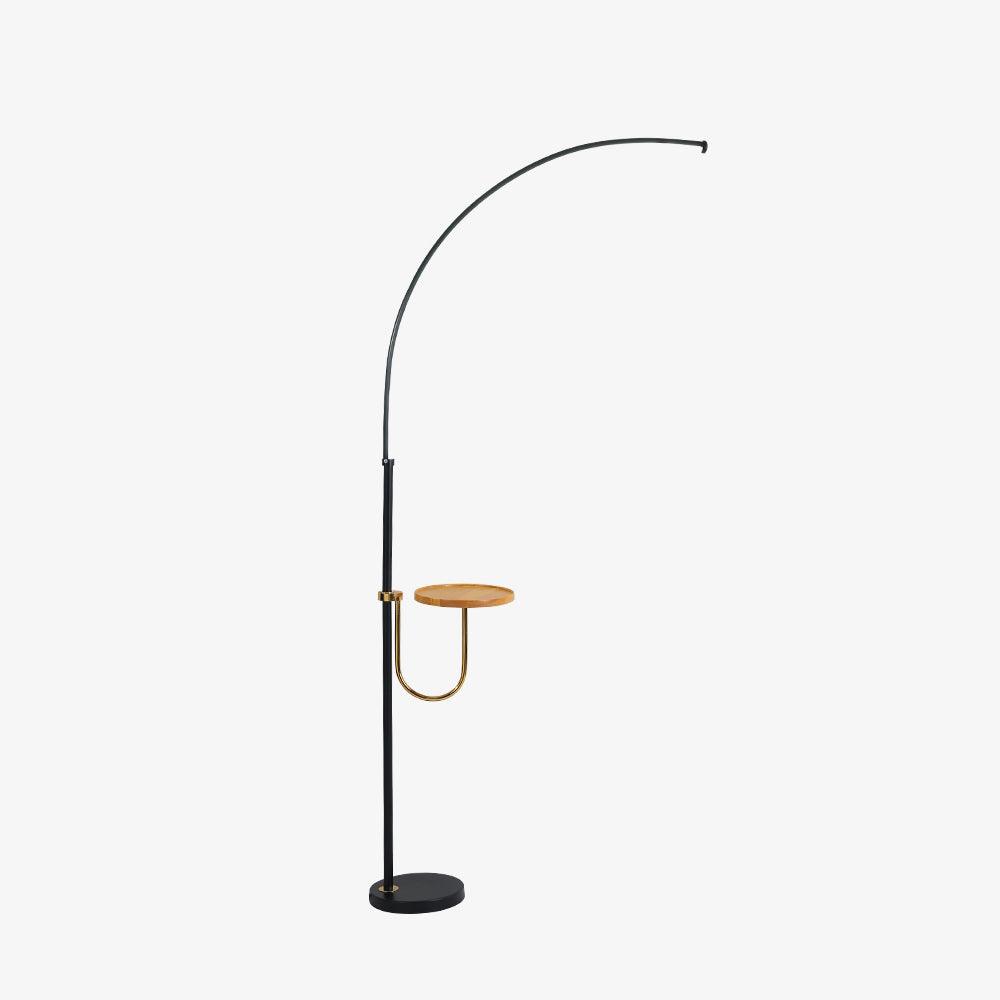 Tild Wood Silicone Floor Lamp-Neutral Decor