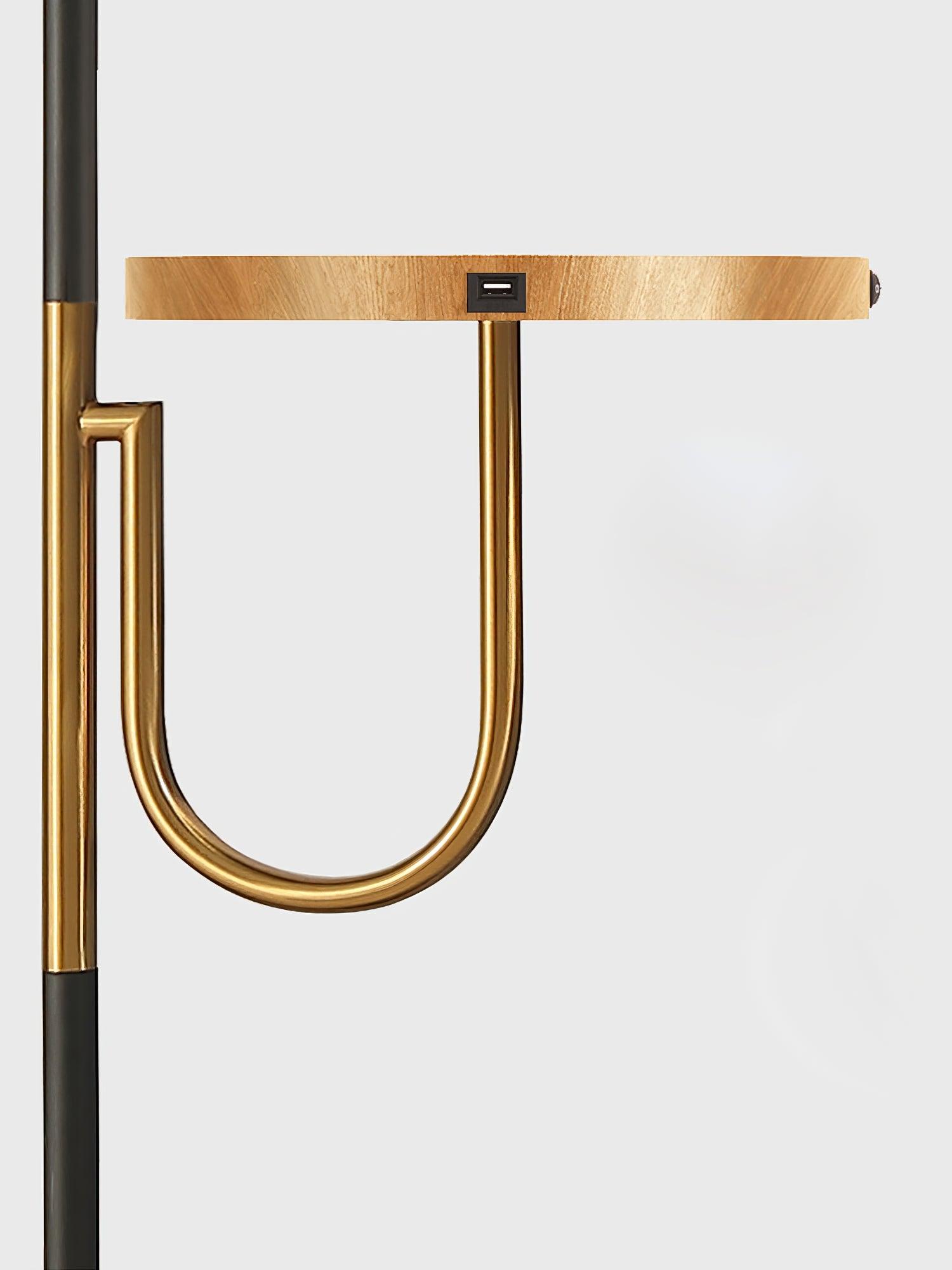 Tild Wood Silicone Floor Lamp-Neutral Decor