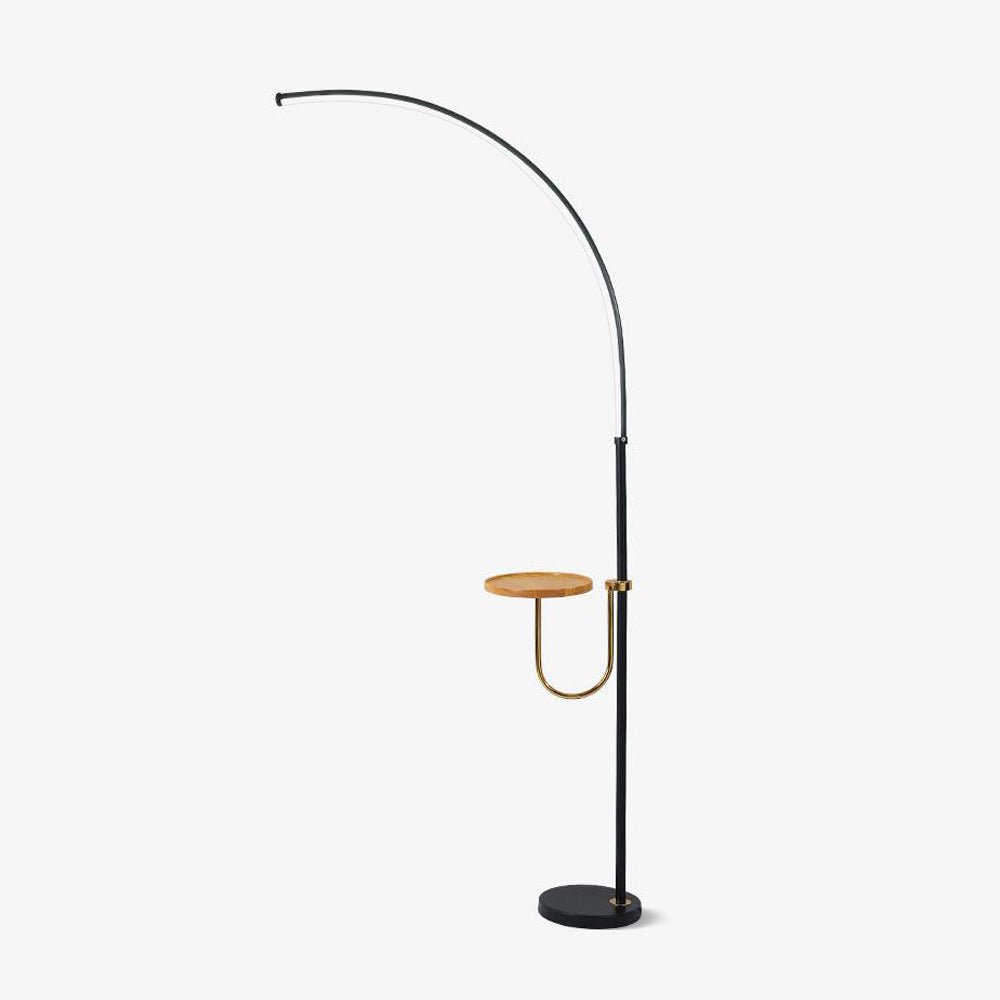 Tild Wood Silicone Floor Lamp-Neutral Decor