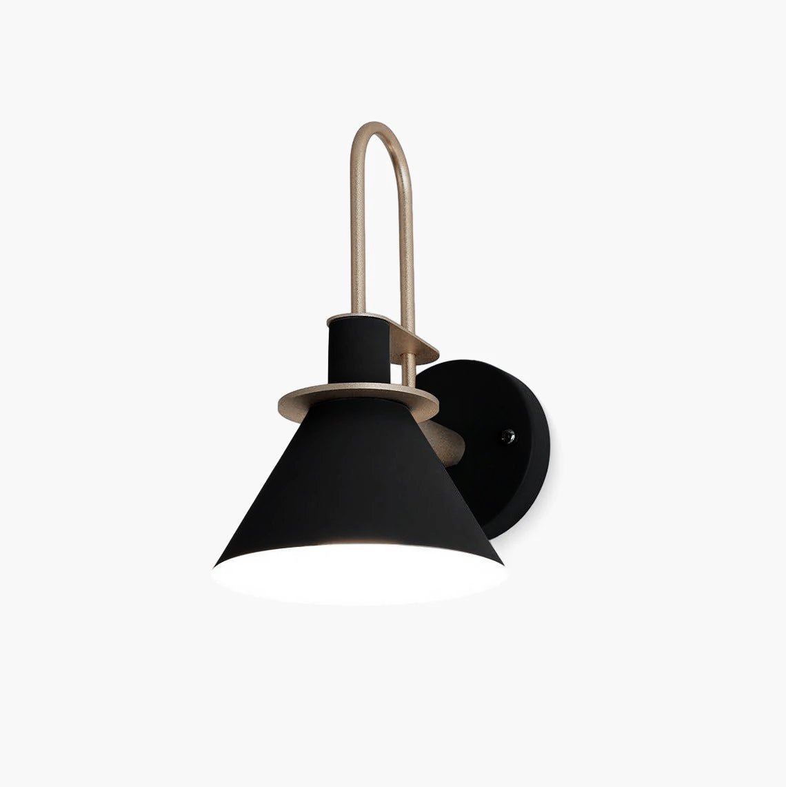 Lustra Wall Lamp Black Gold Minimalist-Neutral Decor