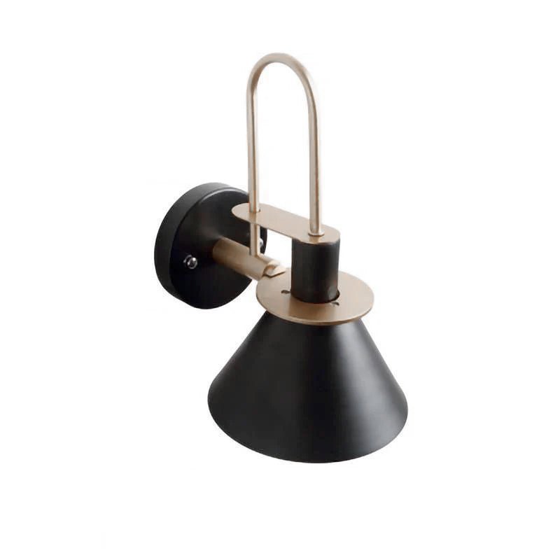 Lustra Wall Lamp Black Gold Minimalist-Neutral Decor
