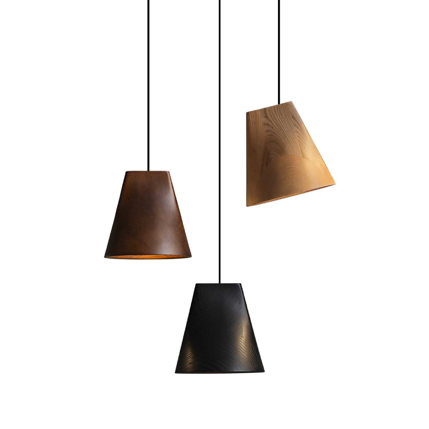 Vetra Rustic Wood Pendant Light-Neutral Decor