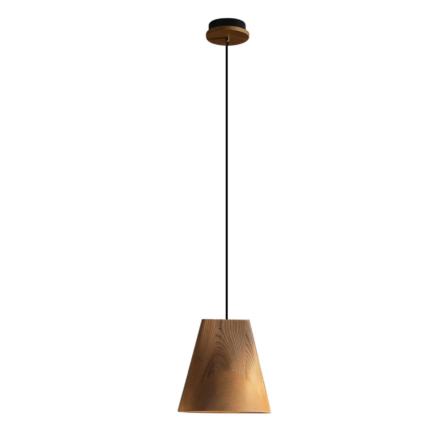 Vetra Rustic Wood Pendant Light-Neutral Decor