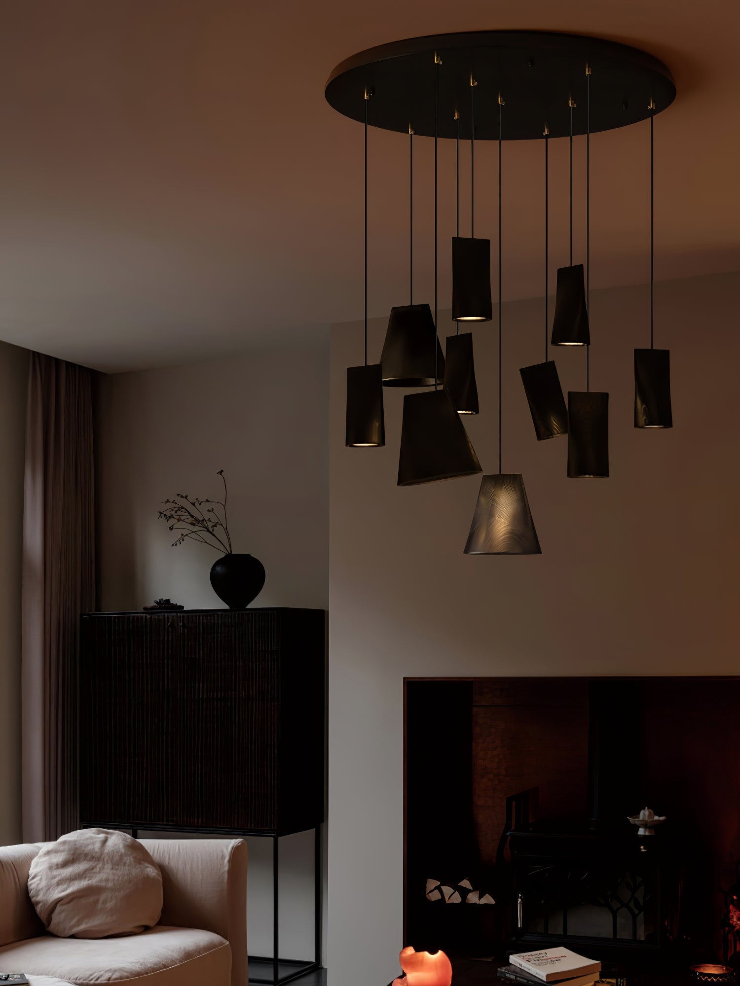Vetra Rustic Wood Pendant Light-Neutral Decor