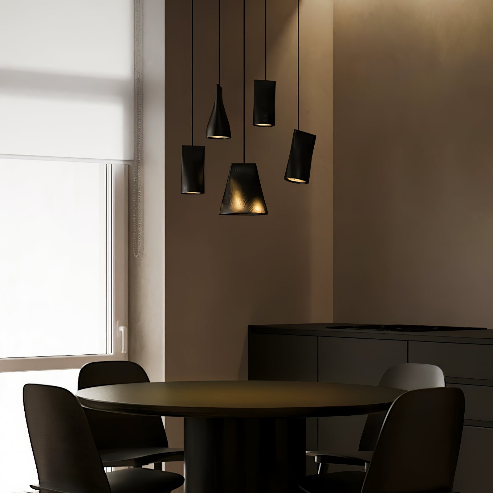 Vetra Rustic Wood Pendant Light-Neutral Decor