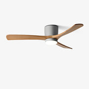 Elena Modern Wood Ceiling Fan Light-Neutral Decor