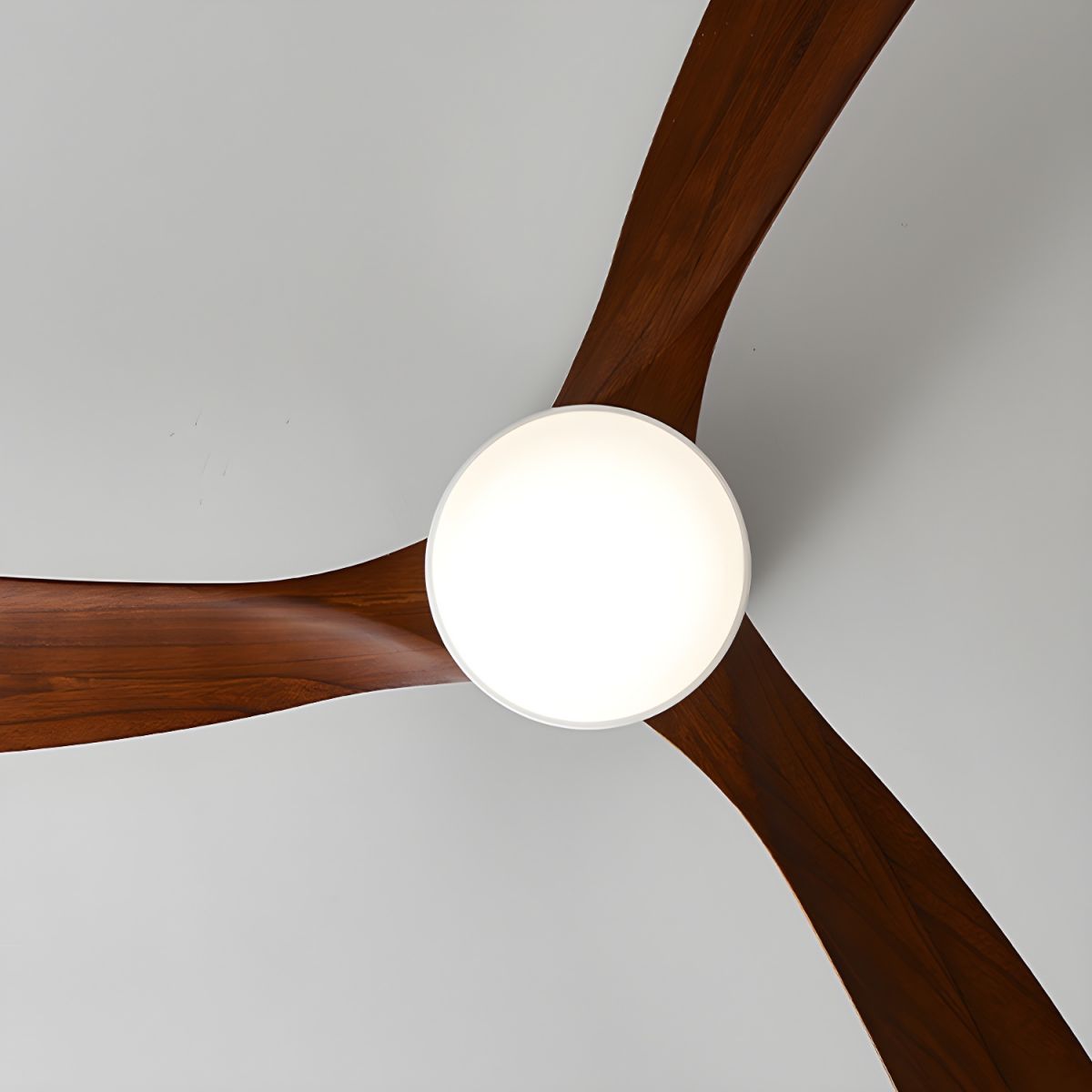 Nordic Wooden Ceiling Fan Light-Neutral Decor