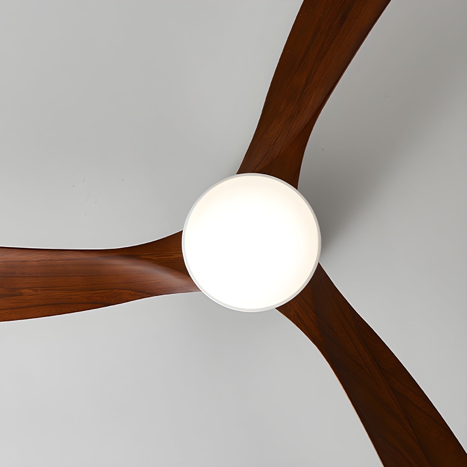 Nordic Wooden Ceiling Fan Light-Neutral Decor