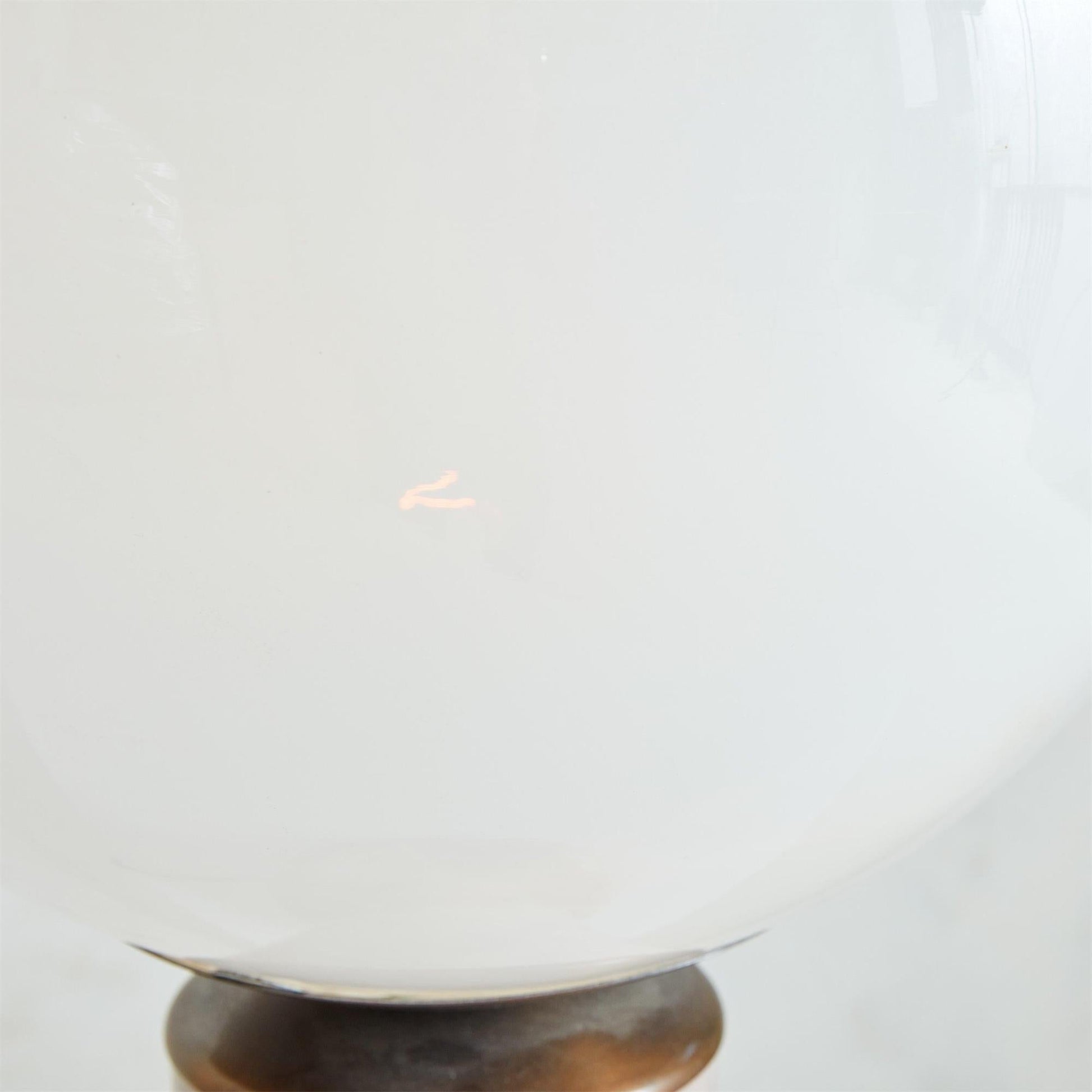 Nordlux Lilly table lamp viewed from the side, showing its full height.