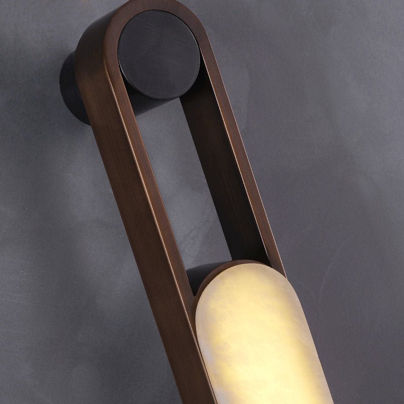 Norix Alabaster Frame Wall Light-Neutral Decor