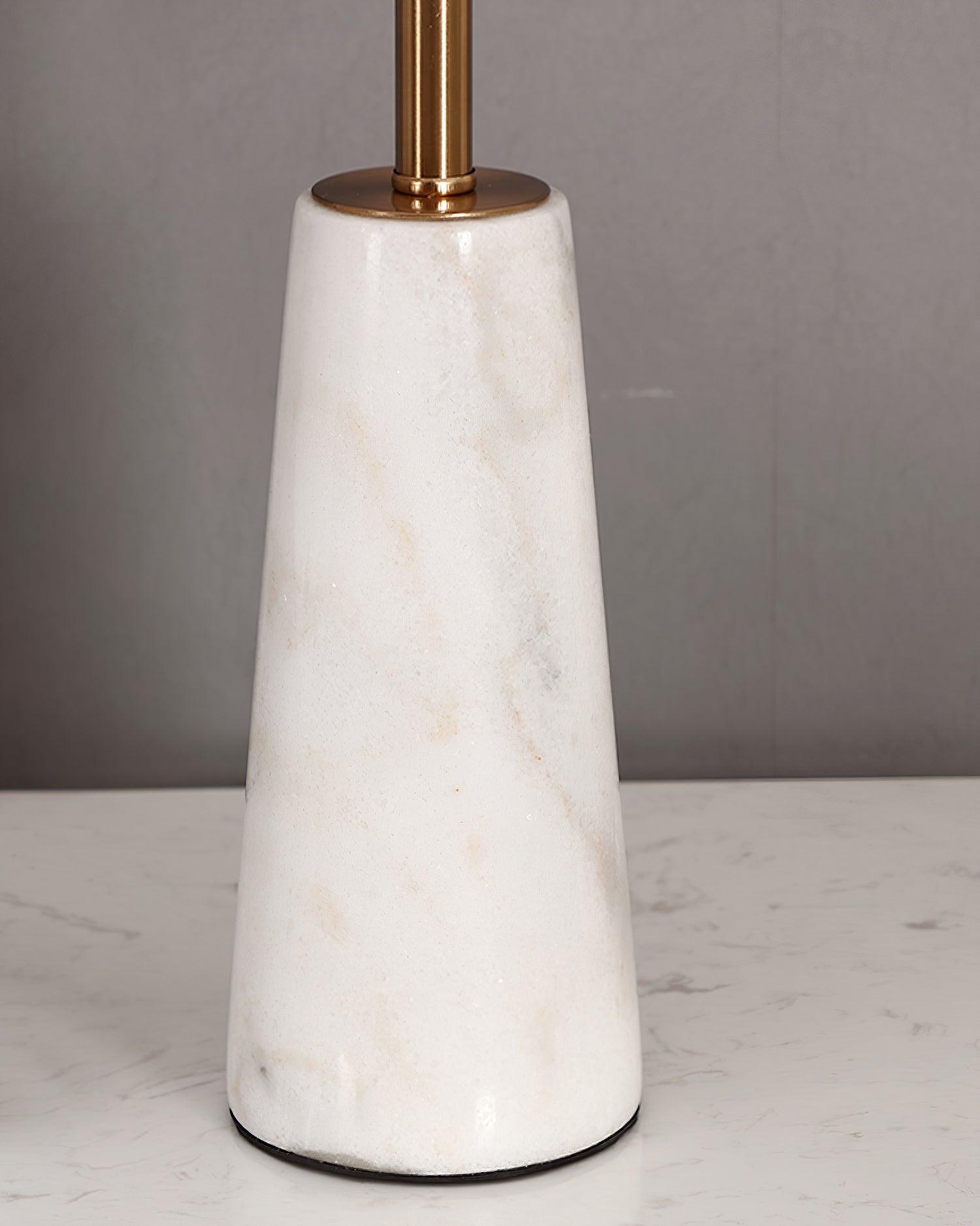 Ophaion Wabi-Sabi Marble Desk Lamp-Neutral Decor