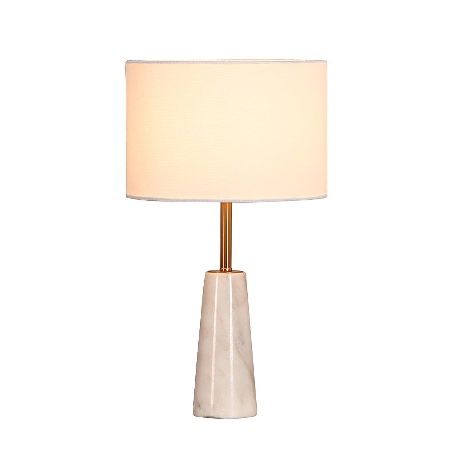 Ophaion Wabi-Sabi Marble Desk Lamp-Neutral Decor