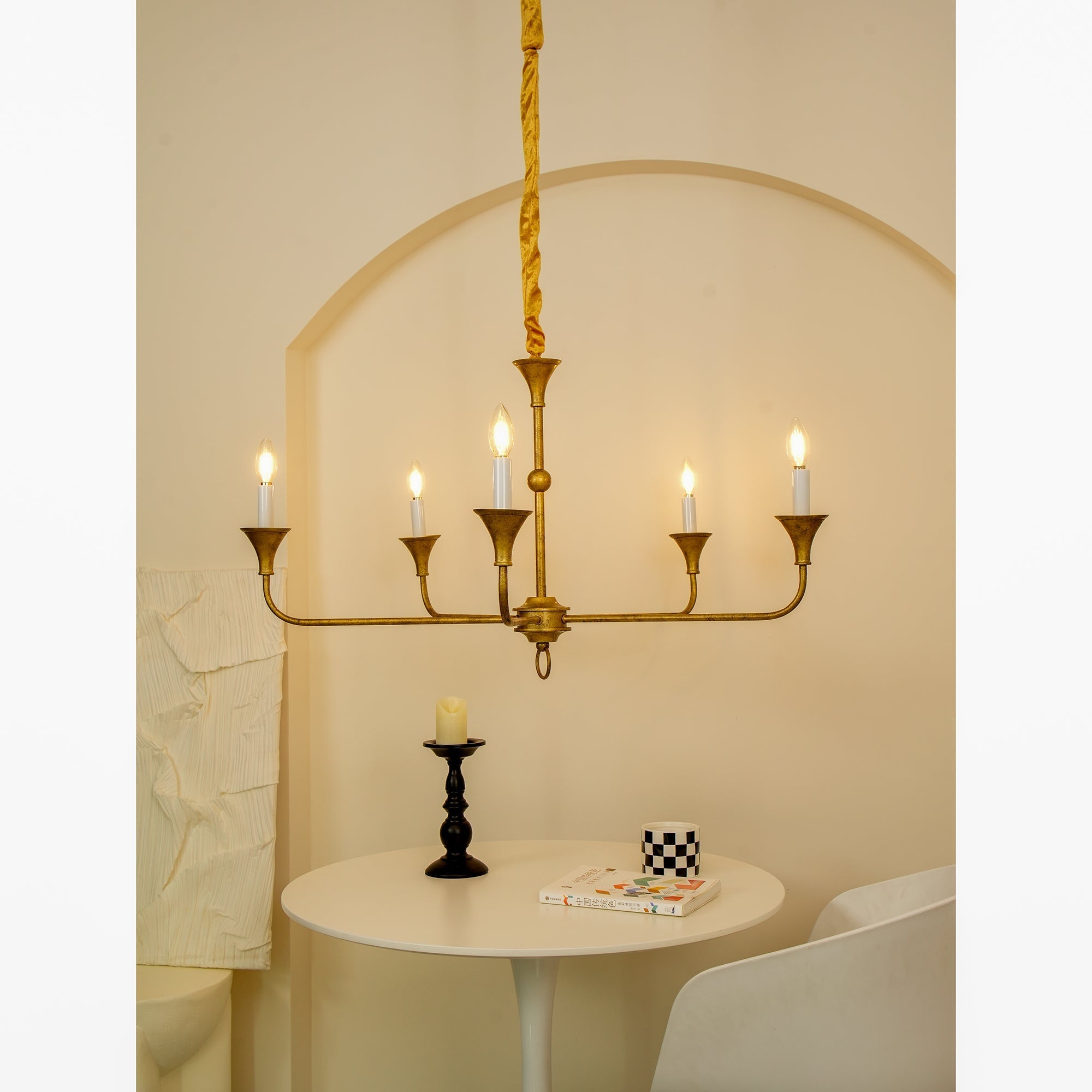 Livelo Candle Chandelier Elegant-Neutral Decor