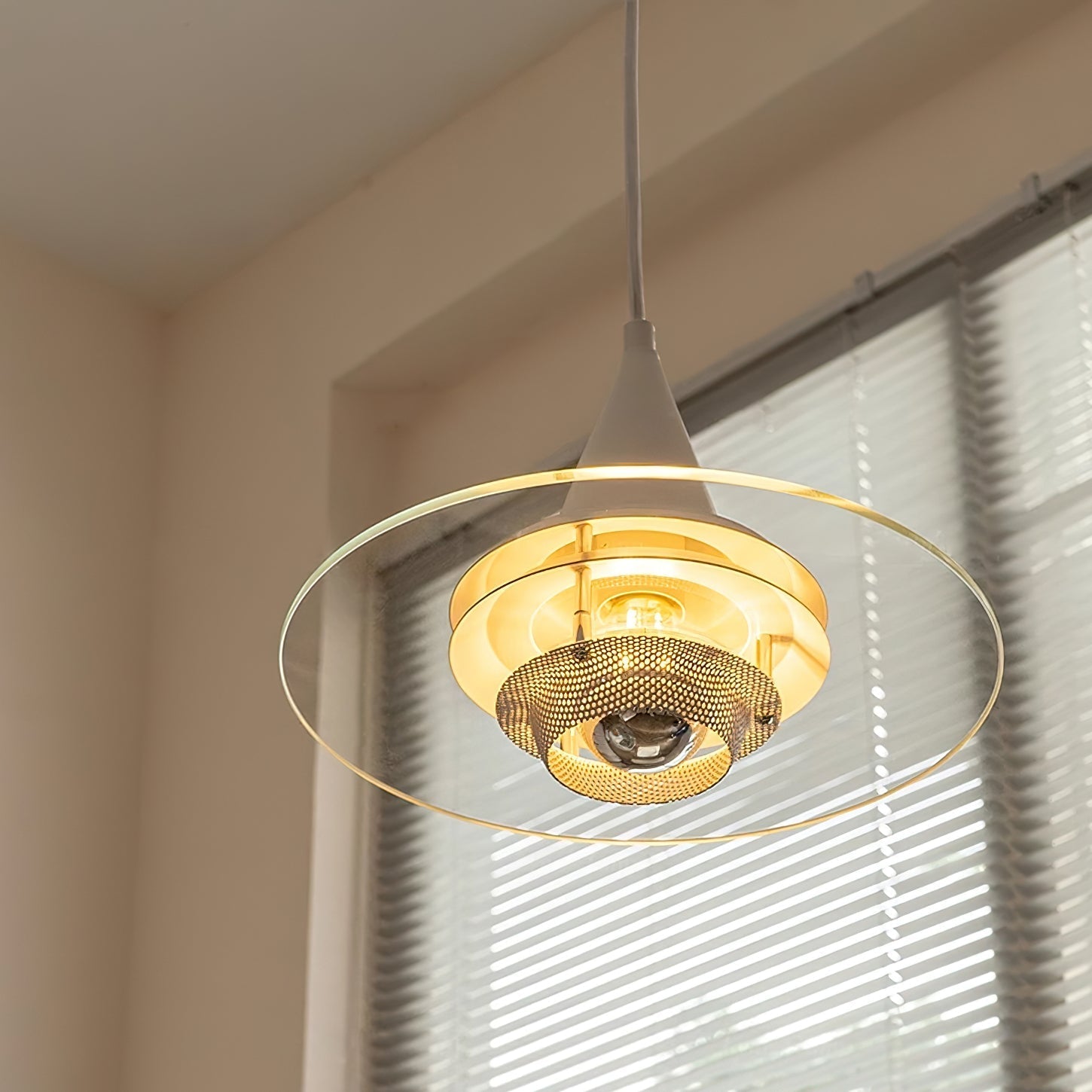 Kren Contemporary Glass Pendant Light-Neutral Decor