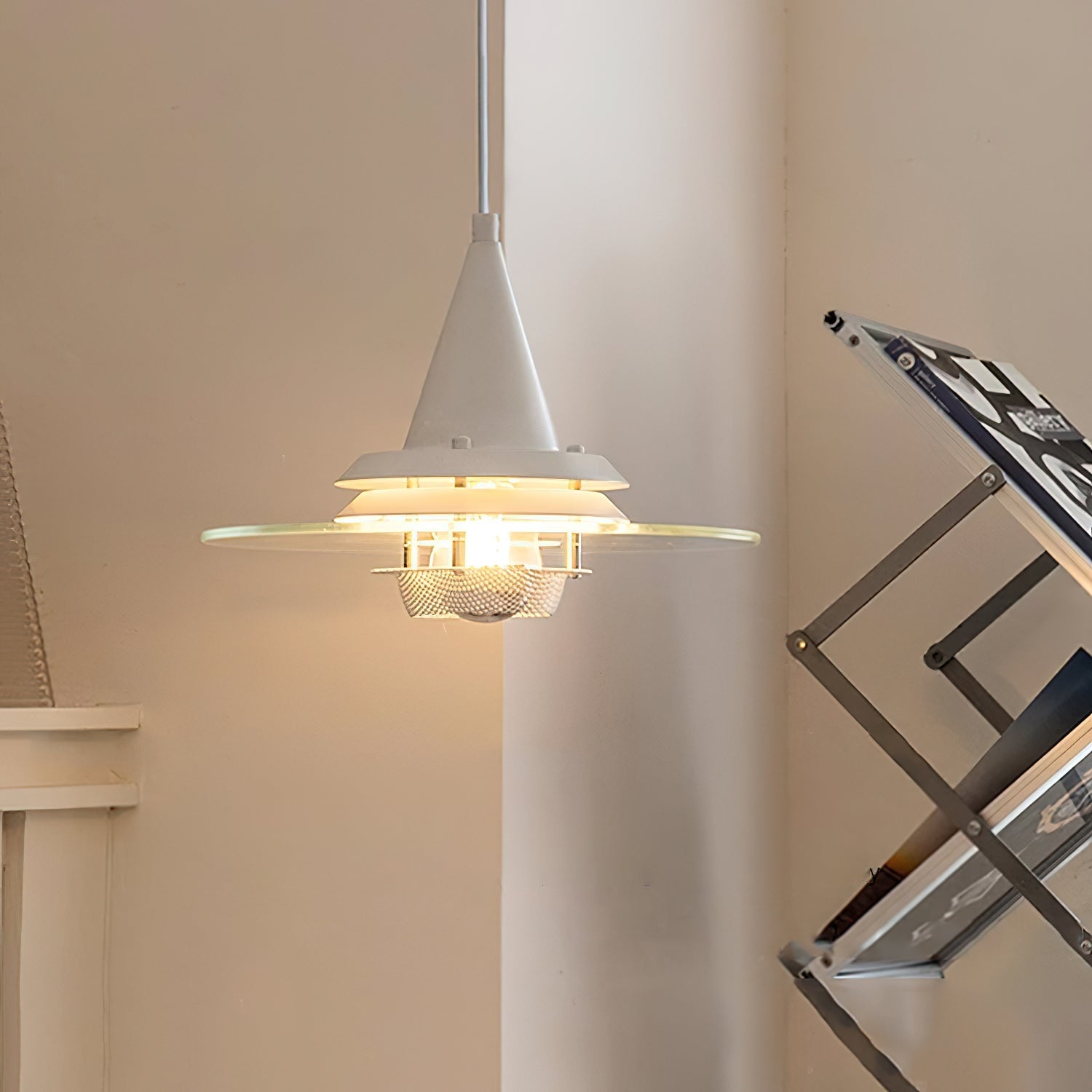 Kren Contemporary Glass Pendant Light-Neutral Decor