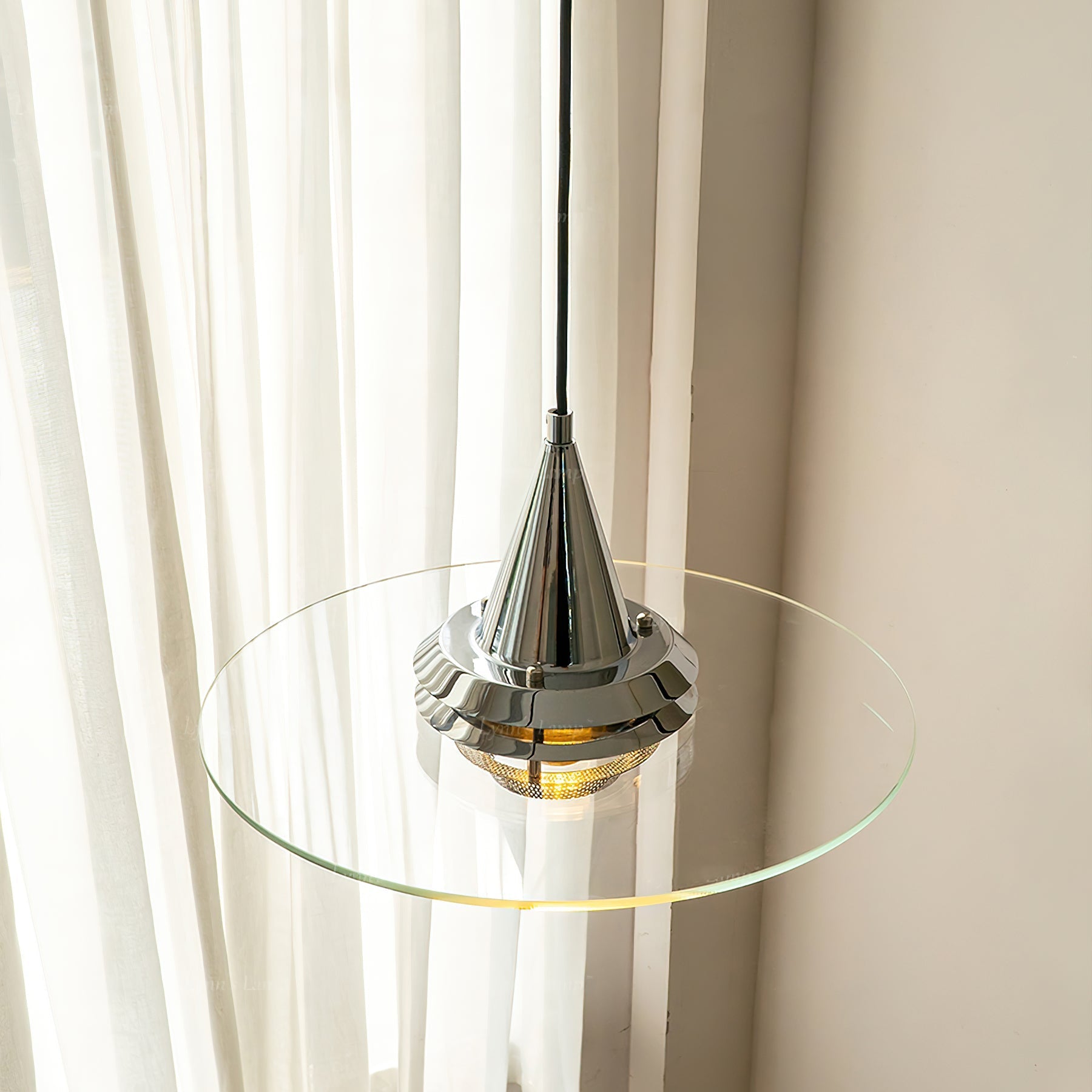 Kren Contemporary Glass Pendant Light-Neutral Decor