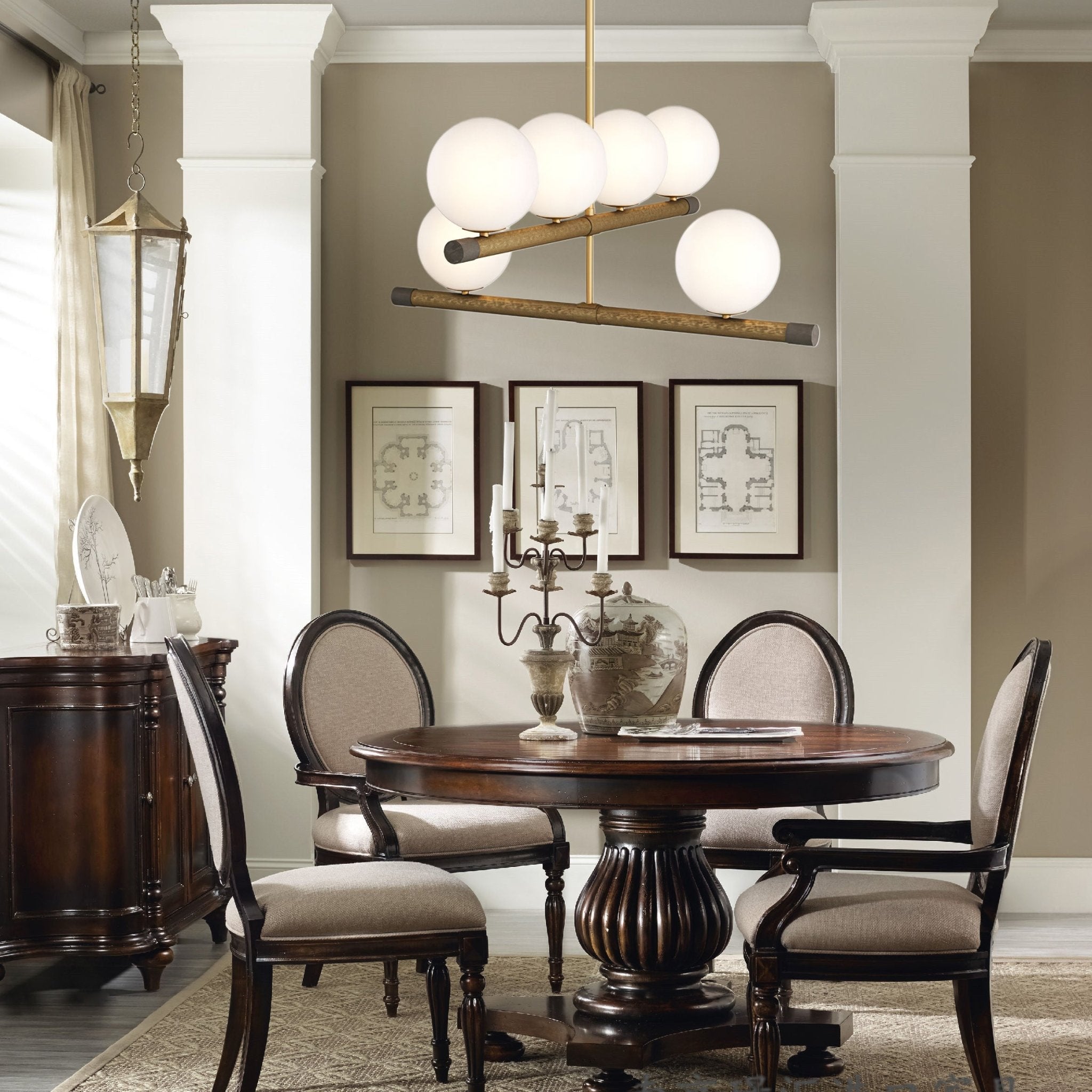 Riley Modern Chandelier-Neutral Decor