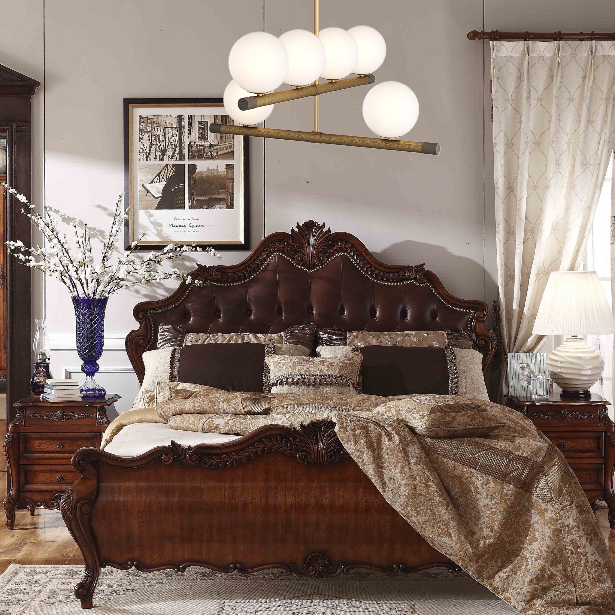 Riley Modern Chandelier-Neutral Decor