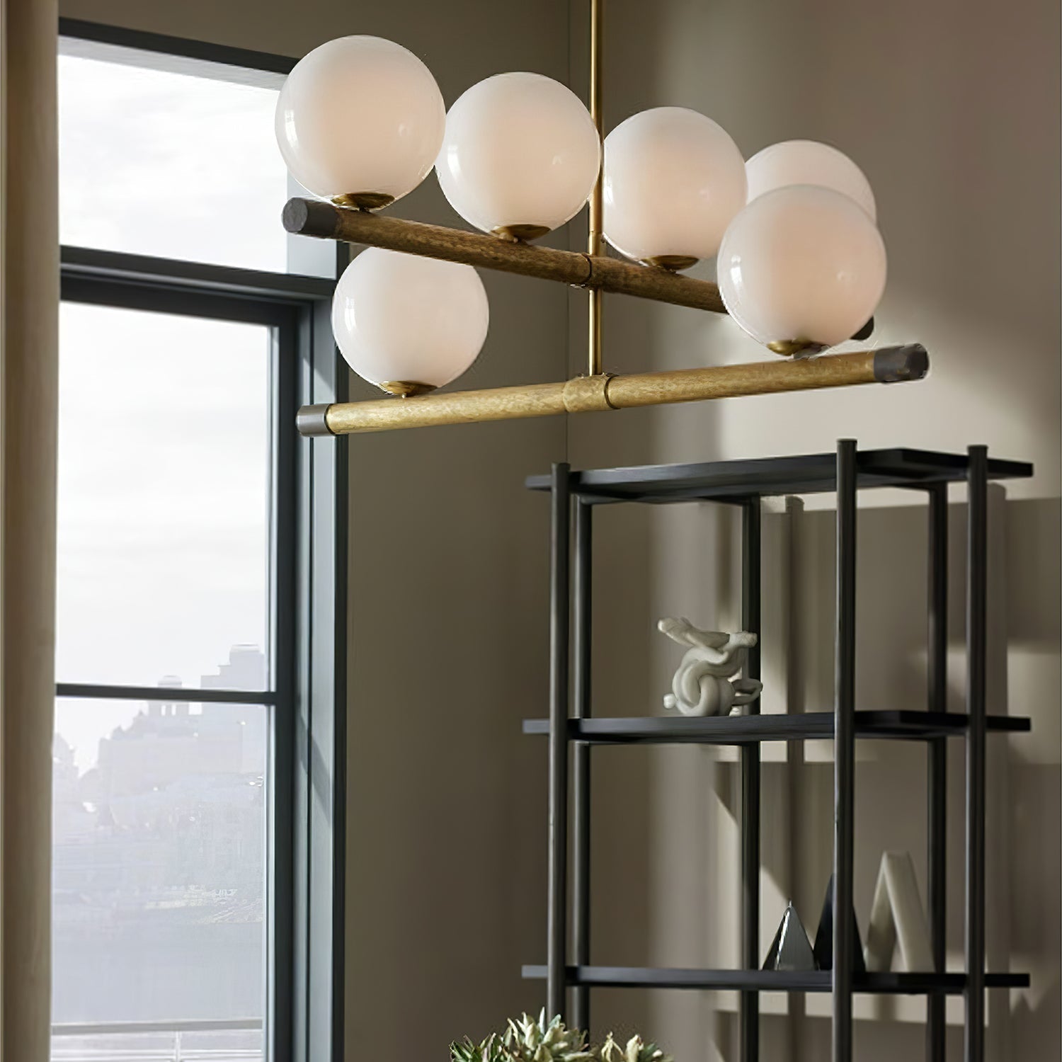 Riley Modern Chandelier-Neutral Decor