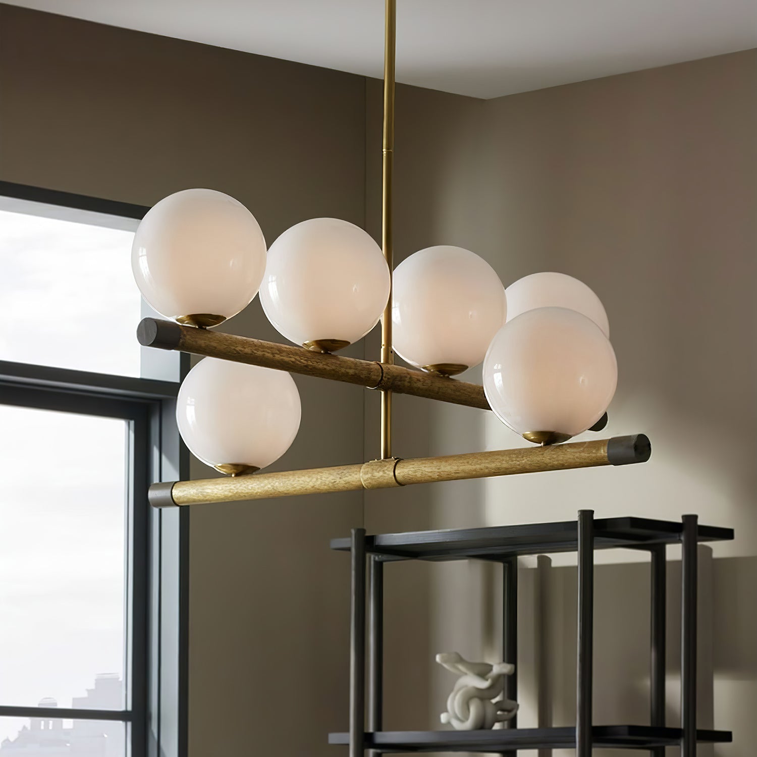 Riley Modern Chandelier-Neutral Decor