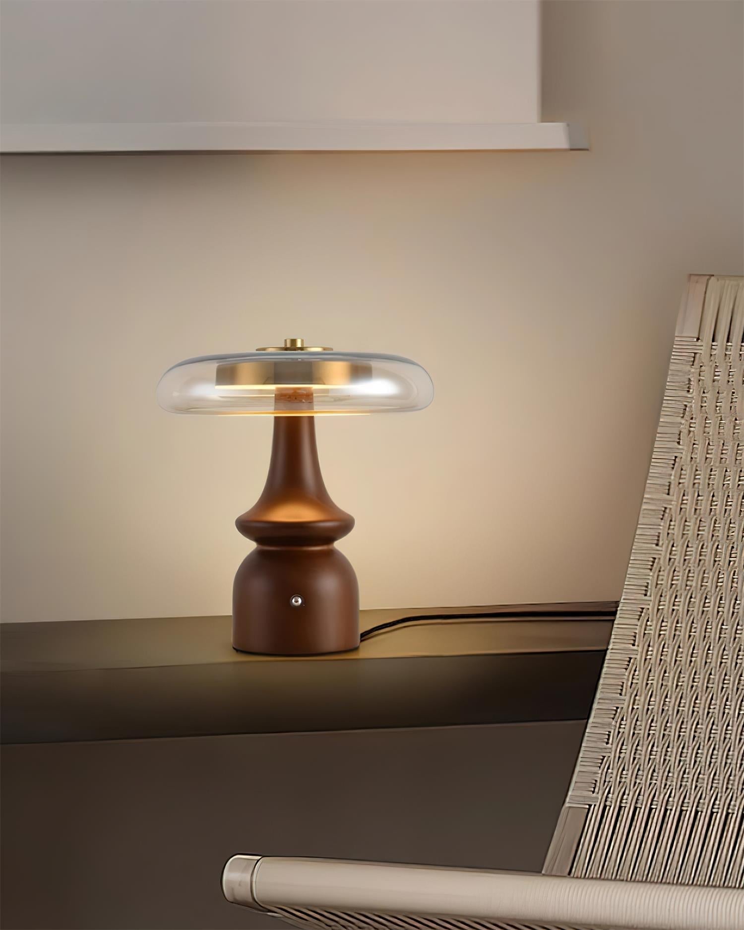Moro Retro Wood Table Lamp-Neutral Decor