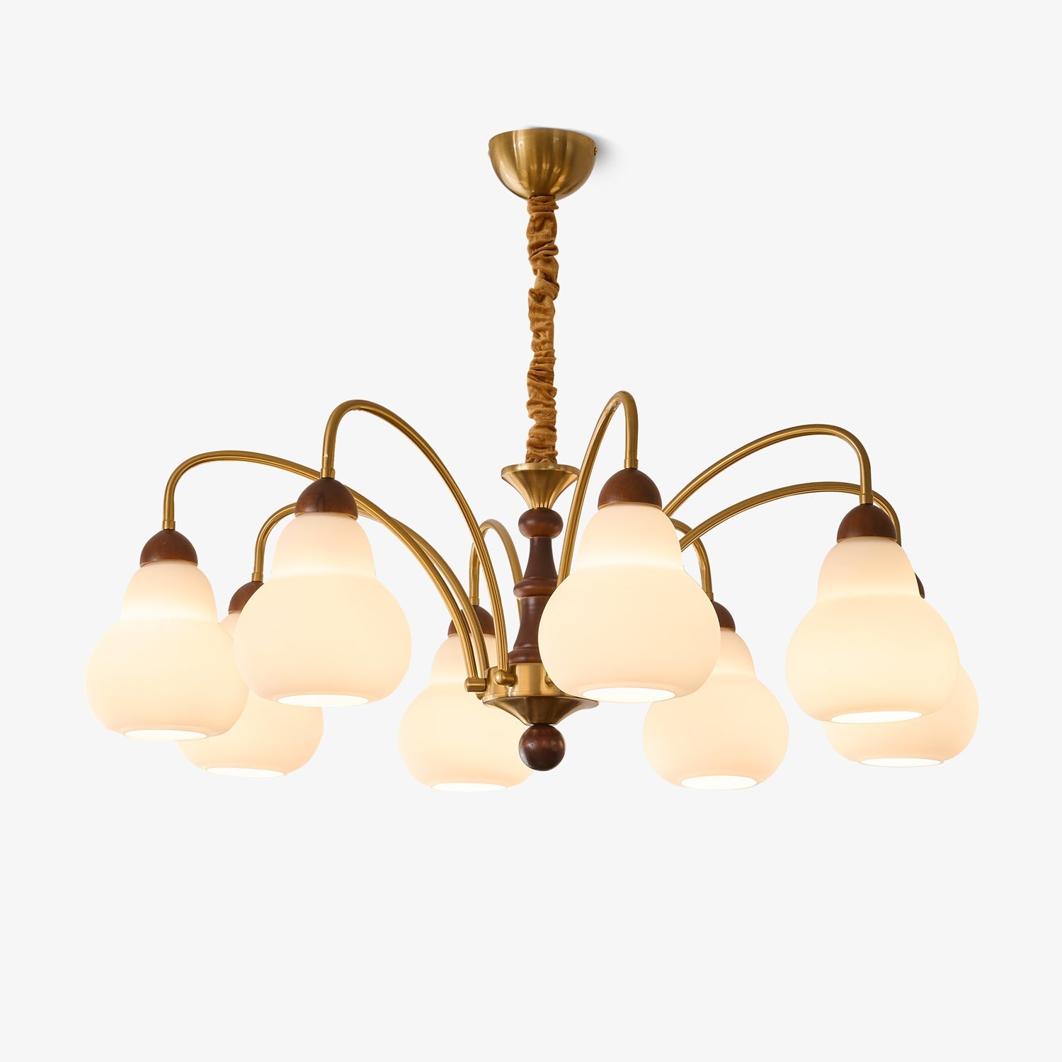 Novelle Traditional Elegance Vintage Wood Chandelier-Neutral Decor