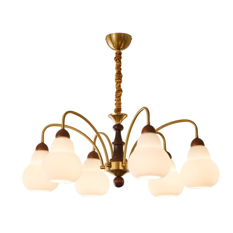 Novelle Traditional Elegance Vintage Wood Chandelier-Neutral Decor