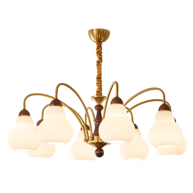 Novelle Traditional Elegance Vintage Wood Chandelier-Neutral Decor