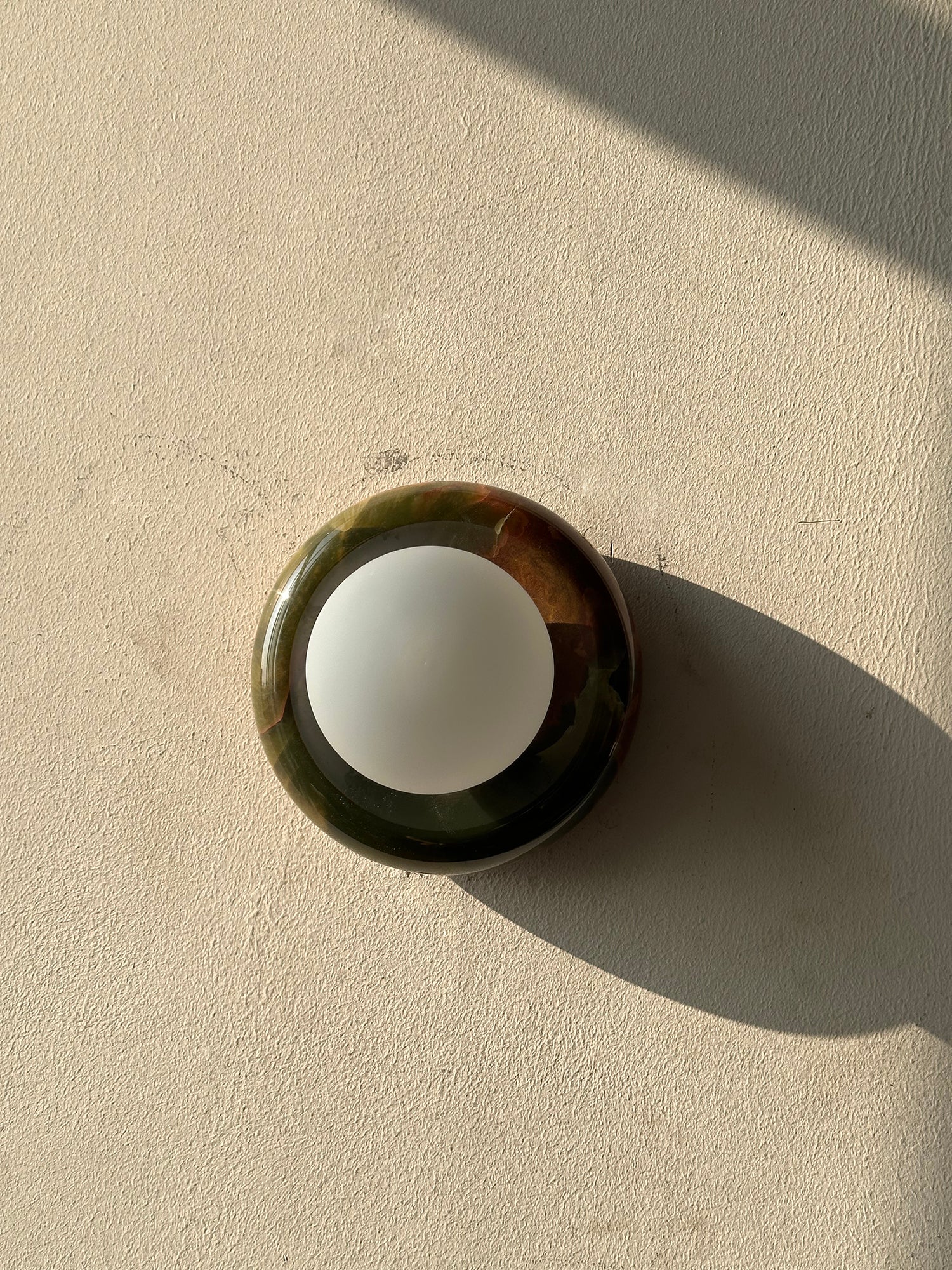 Cemaros Jade Glass Wall Lamp-Neutral Decor