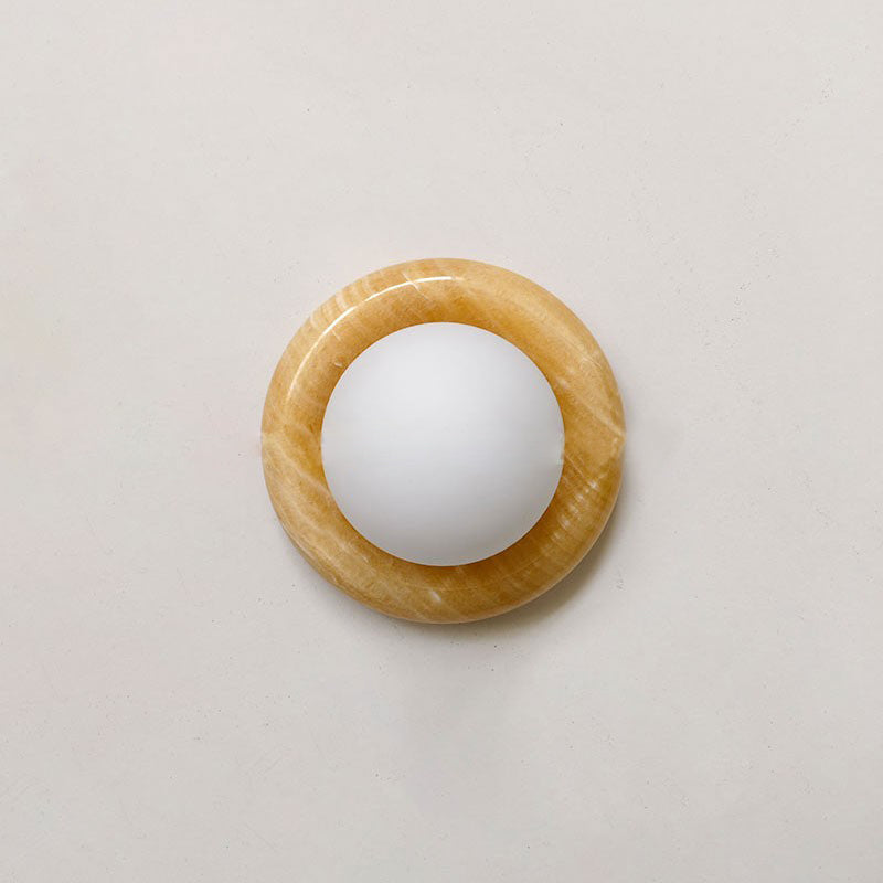 Cemaros Jade Glass Wall Lamp-Neutral Decor