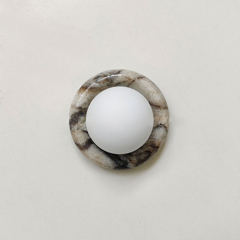Cemaros Jade Glass Wall Lamp-Neutral Decor