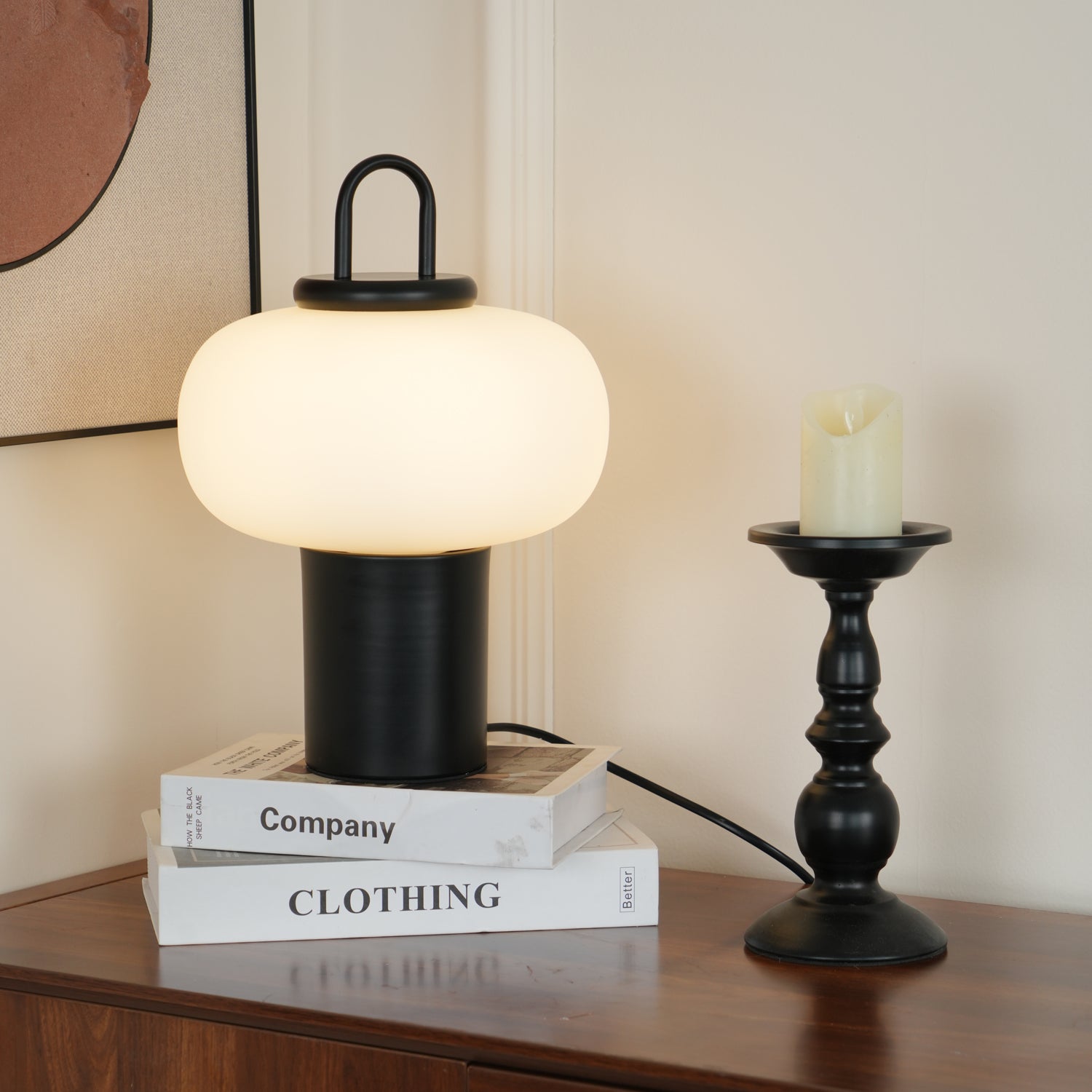 Reveny Minimalist Table Lamp-Neutral Decor