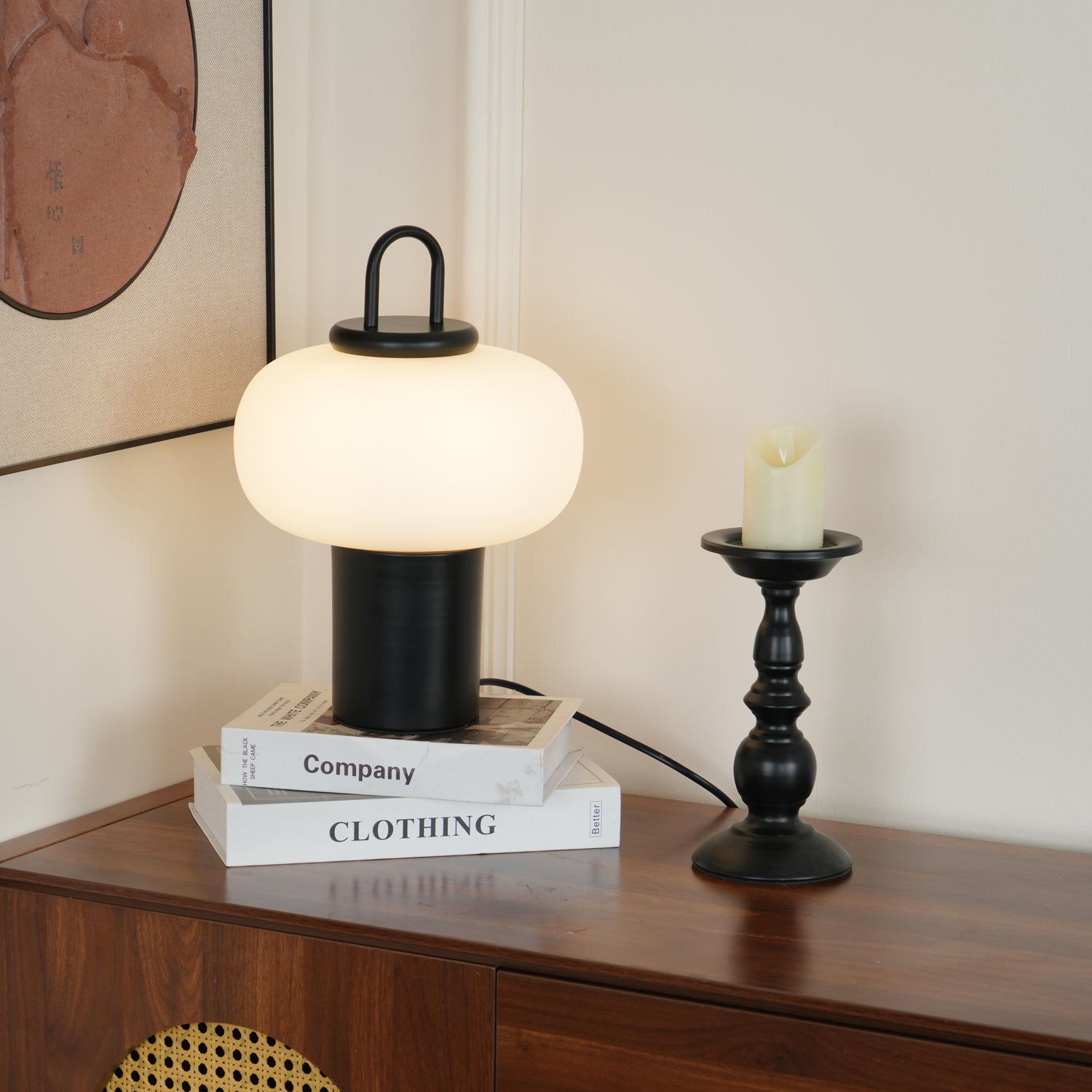 Reveny Minimalist Table Lamp-Neutral Decor