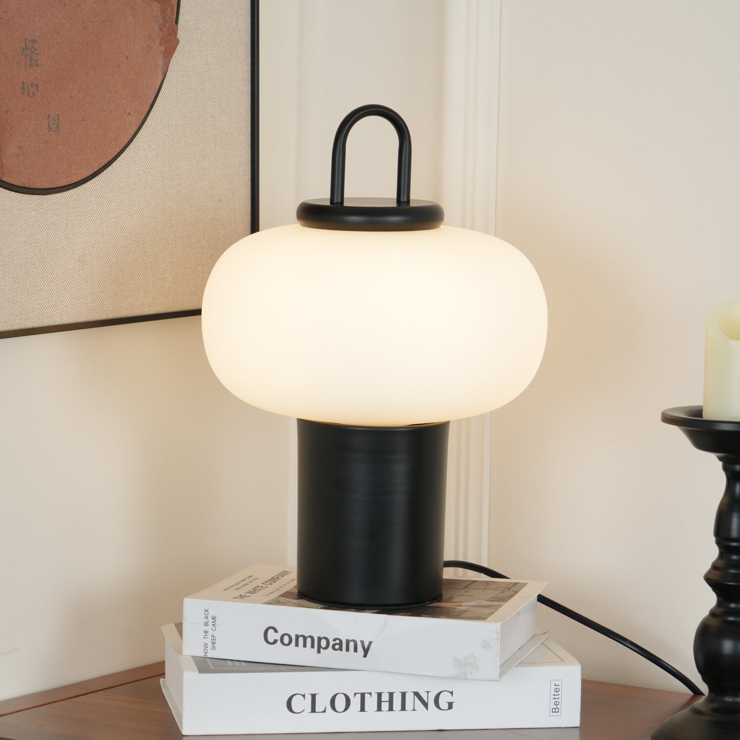 Reveny Minimalist Table Lamp-Neutral Decor