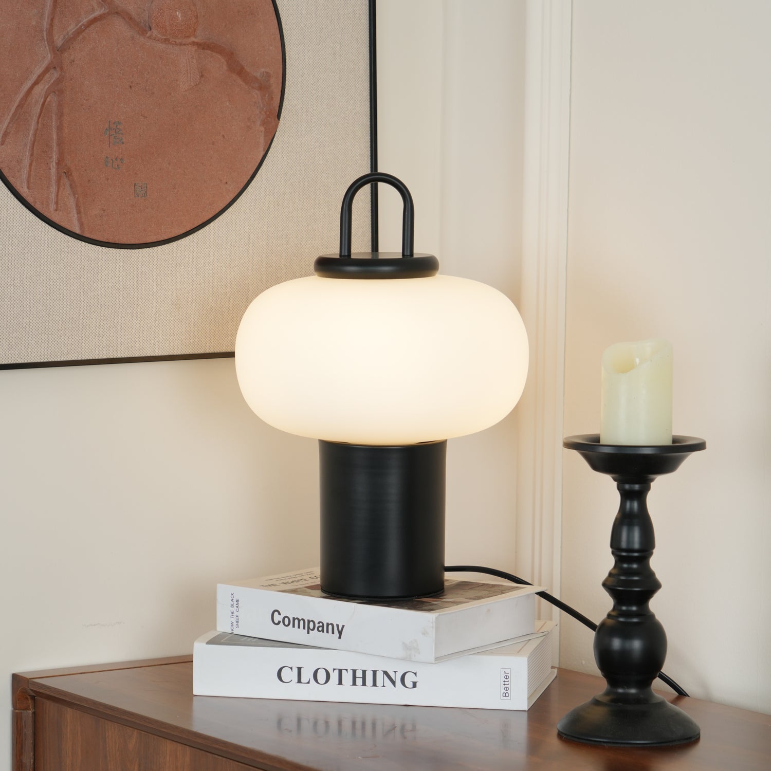 Reveny Minimalist Table Lamp-Neutral Decor