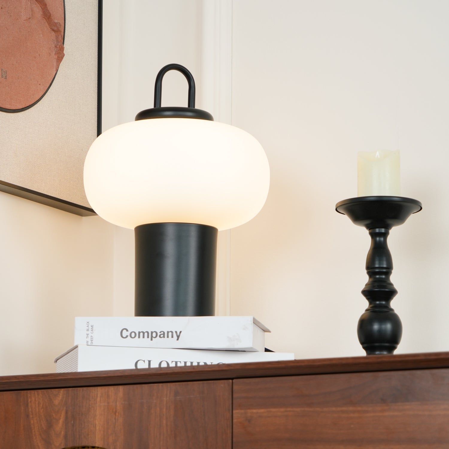 Reveny Minimalist Table Lamp-Neutral Decor