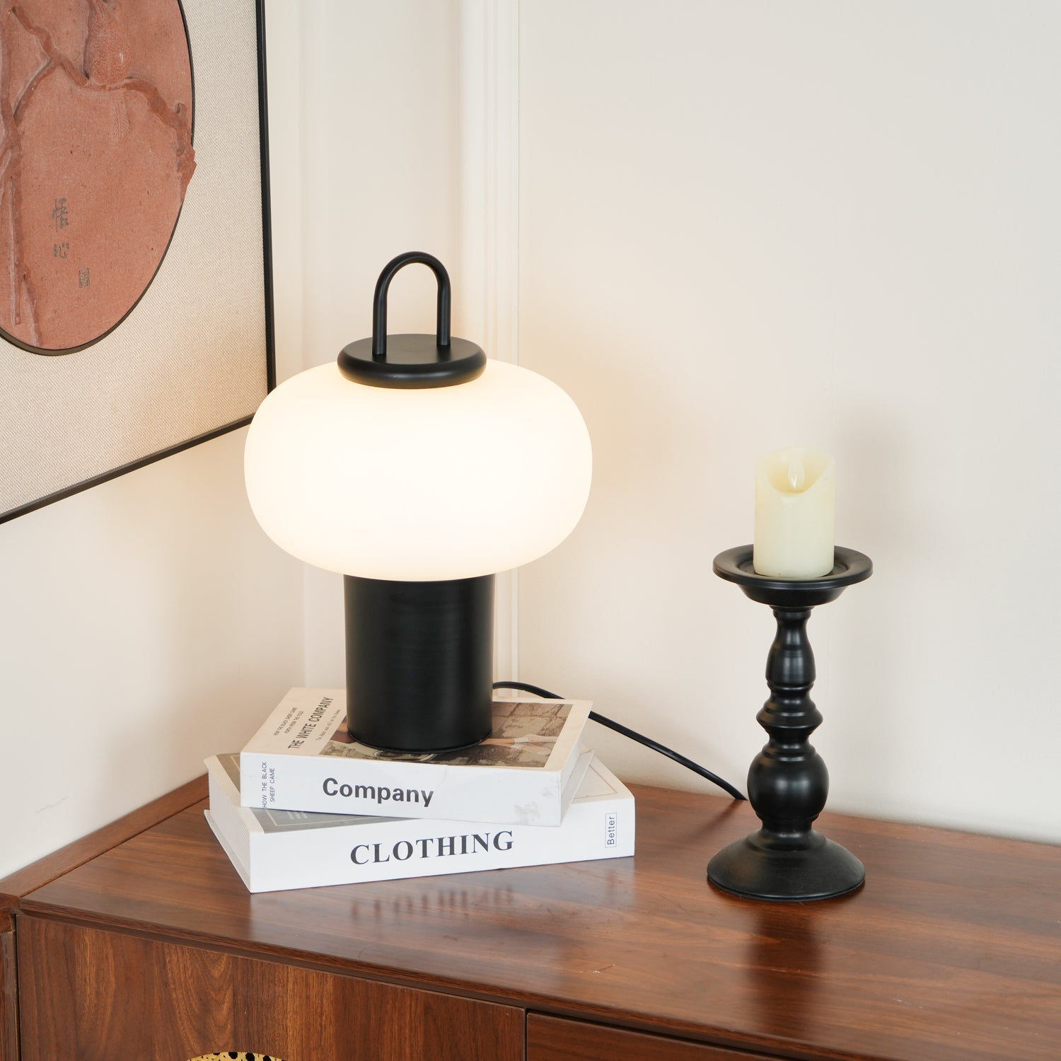 Reveny Minimalist Table Lamp-Neutral Decor