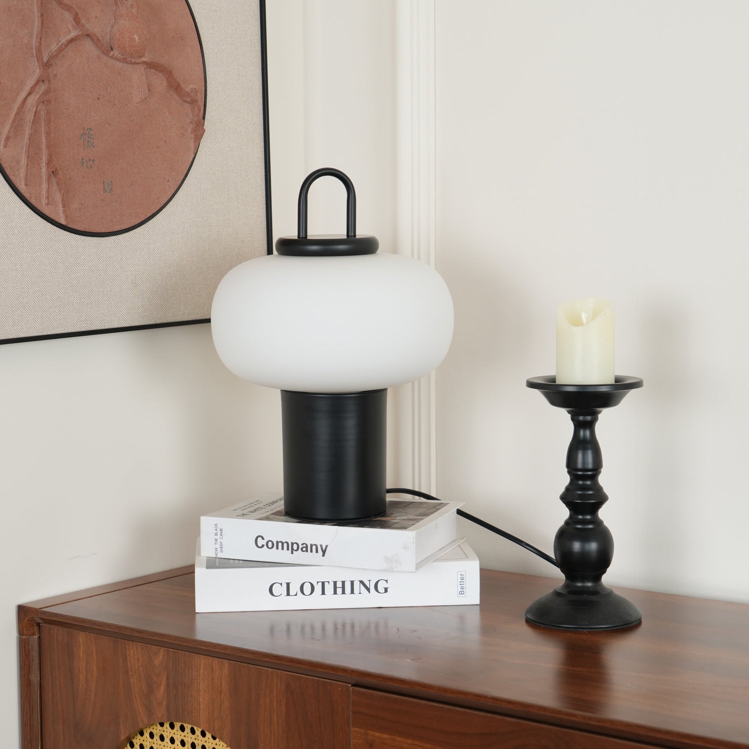 Reveny Minimalist Table Lamp-Neutral Decor