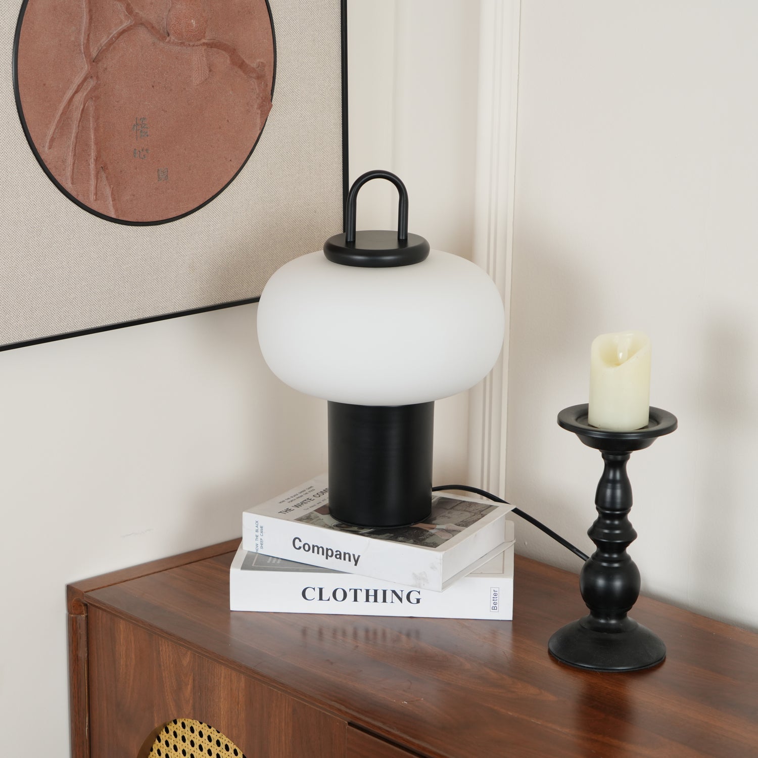 Reveny Minimalist Table Lamp-Neutral Decor