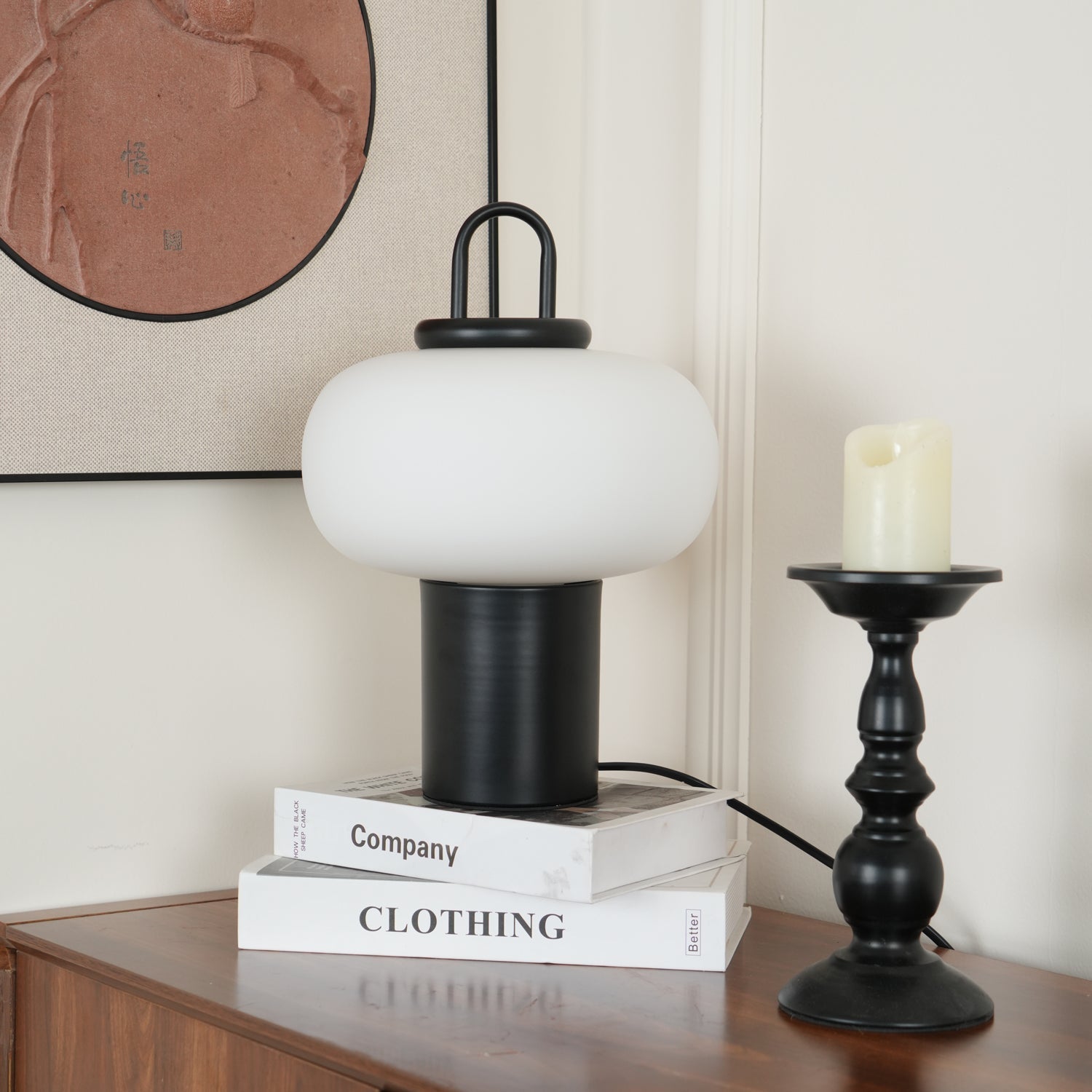 Reveny Minimalist Table Lamp-Neutral Decor