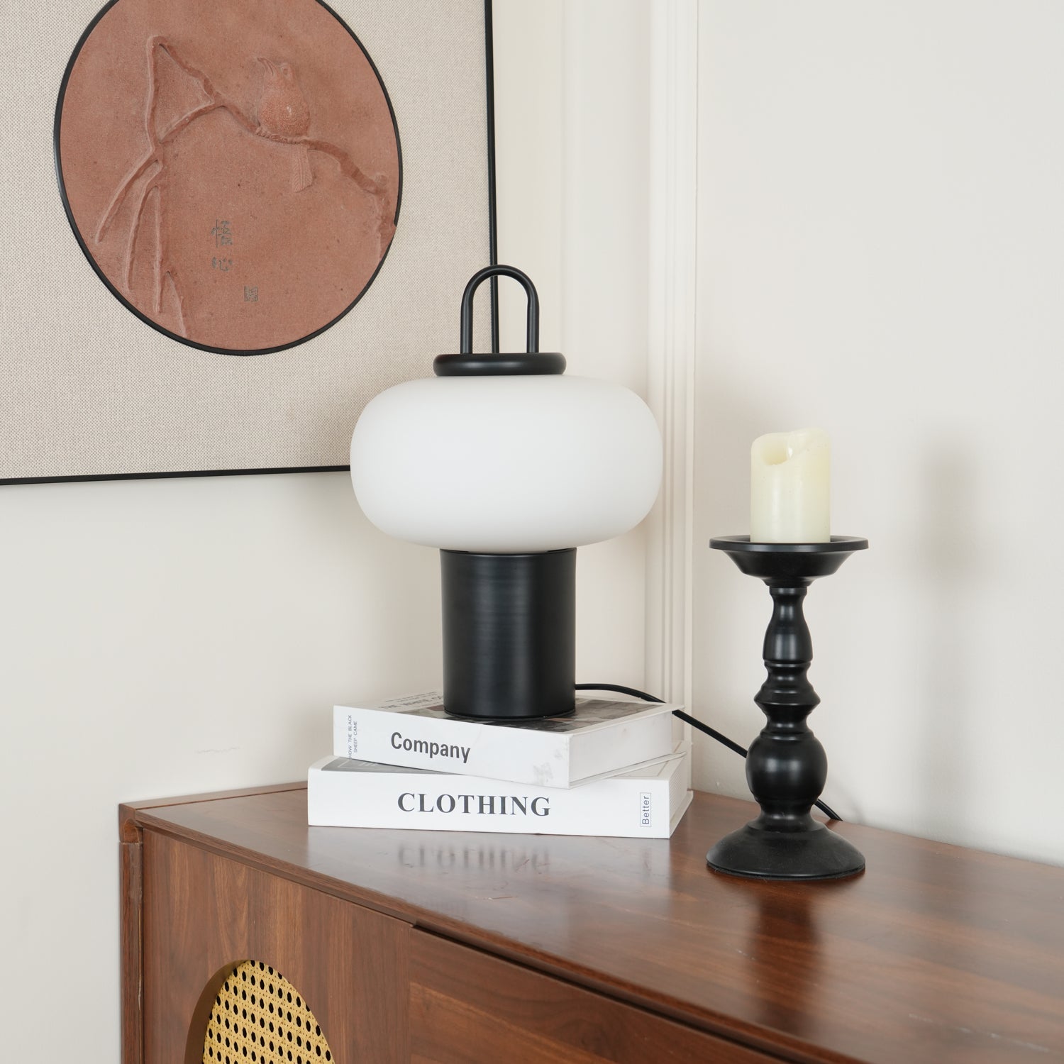 Reveny Minimalist Table Lamp-Neutral Decor