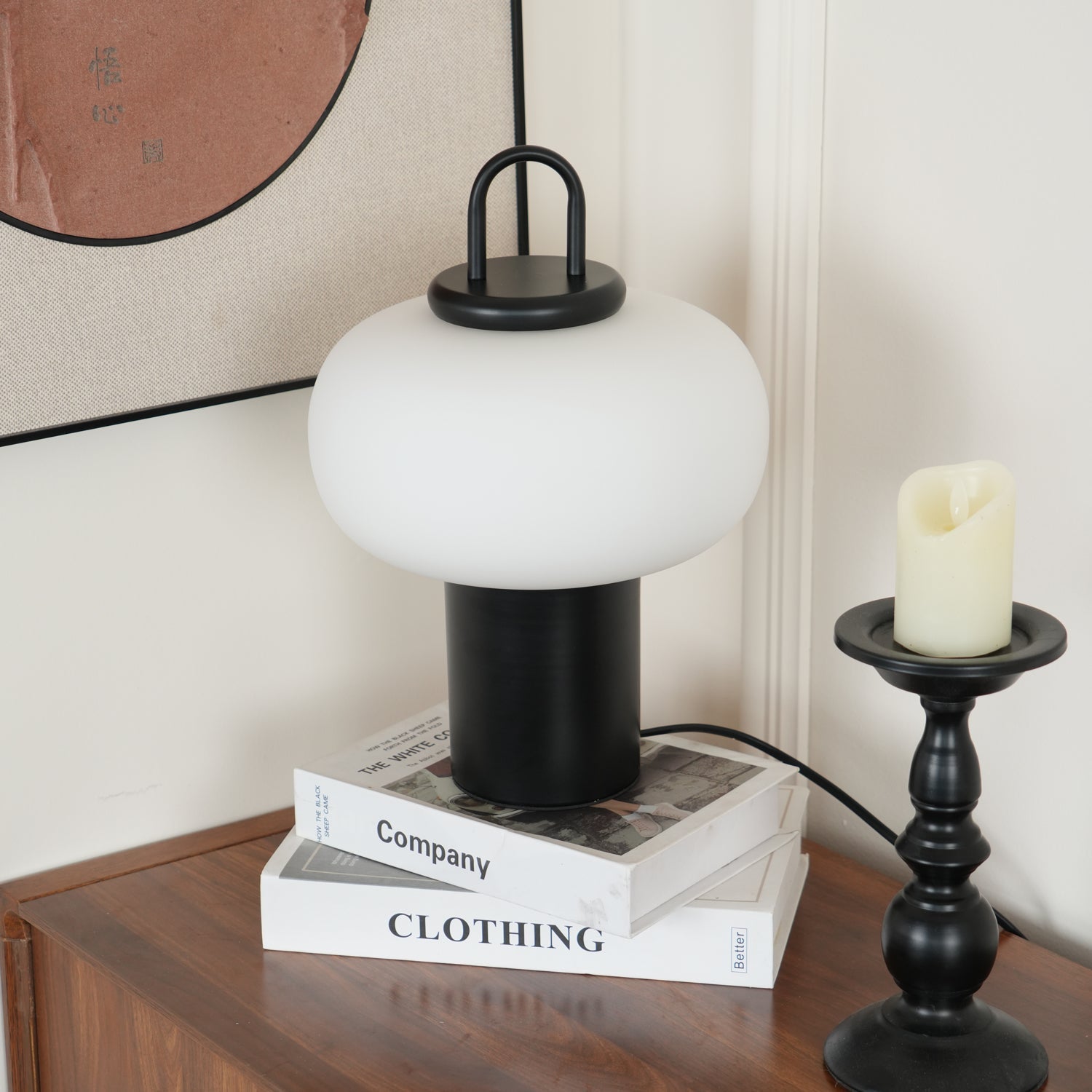 Reveny Minimalist Table Lamp-Neutral Decor