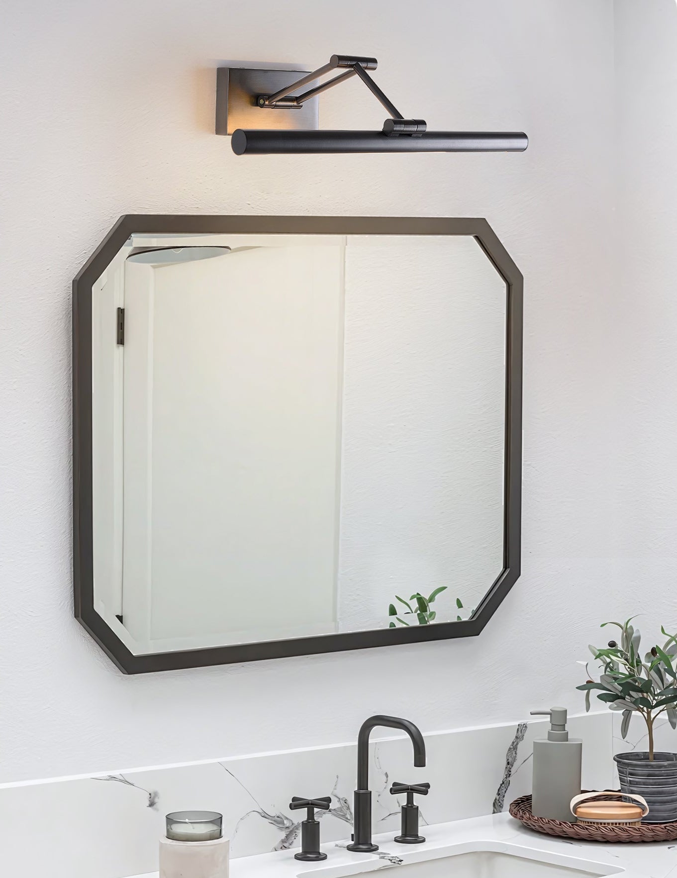 Gulden Adjustable Vanity Wall Lamp-Neutral Decor