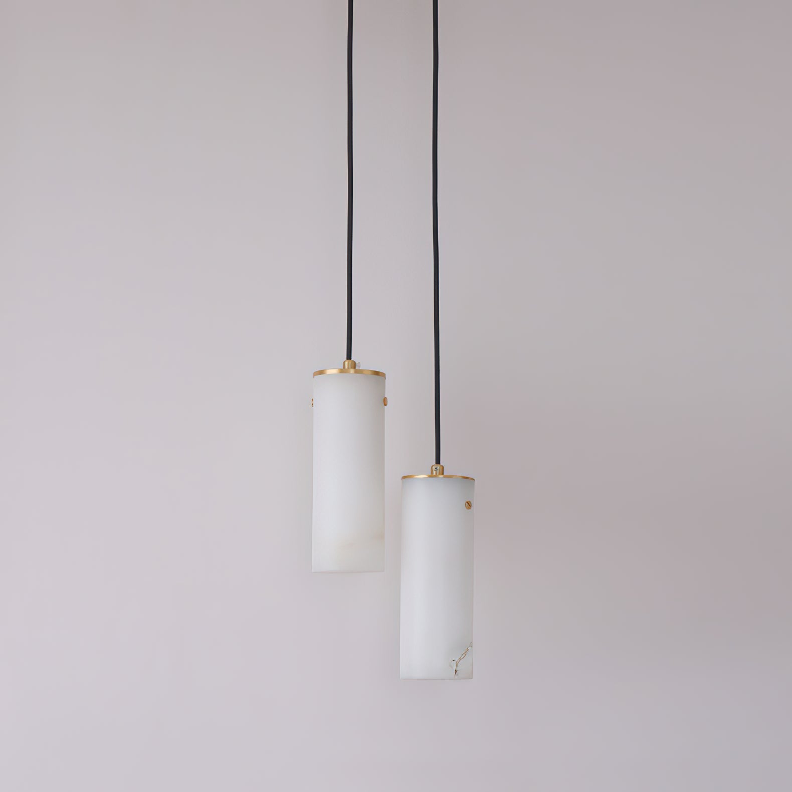 Lyvina Vertical Alabaster Pendant Light-Neutral Decor