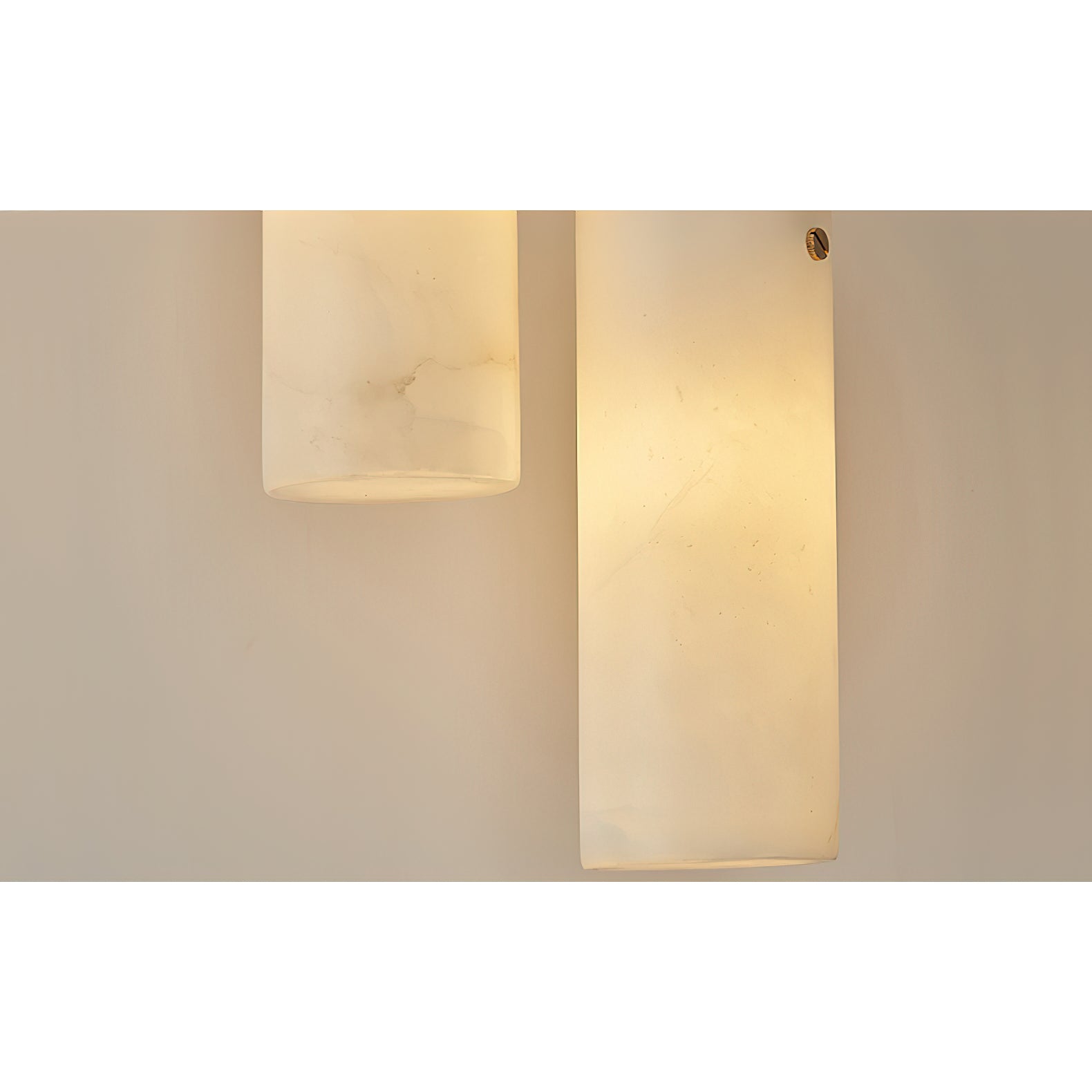Lyvina Vertical Alabaster Pendant Light-Neutral Decor