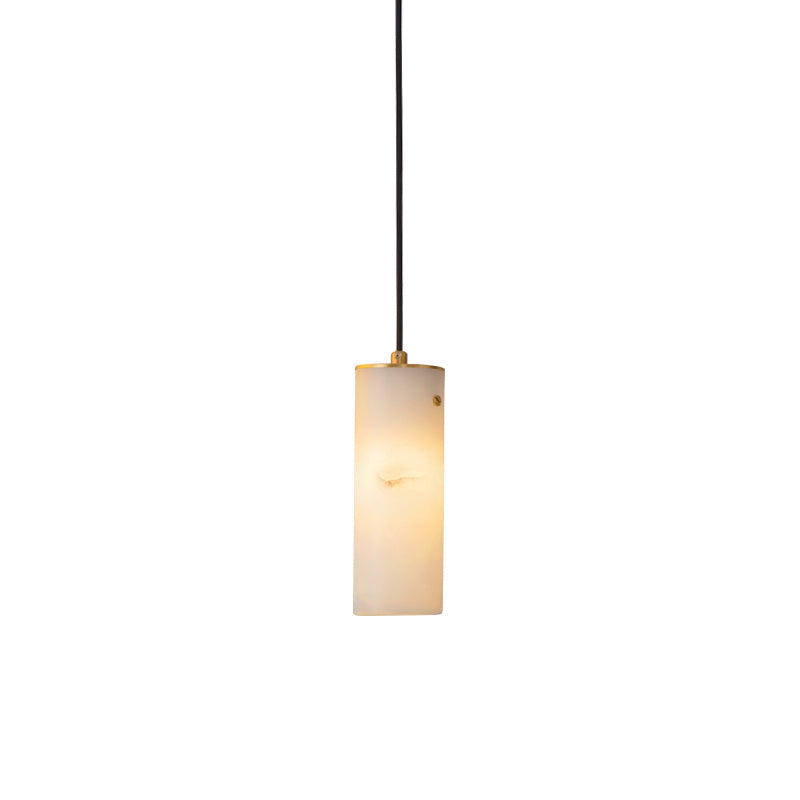 Lyvina Vertical Alabaster Pendant Light-Neutral Decor