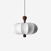 Jovian White Sculpted Pendant Lamp